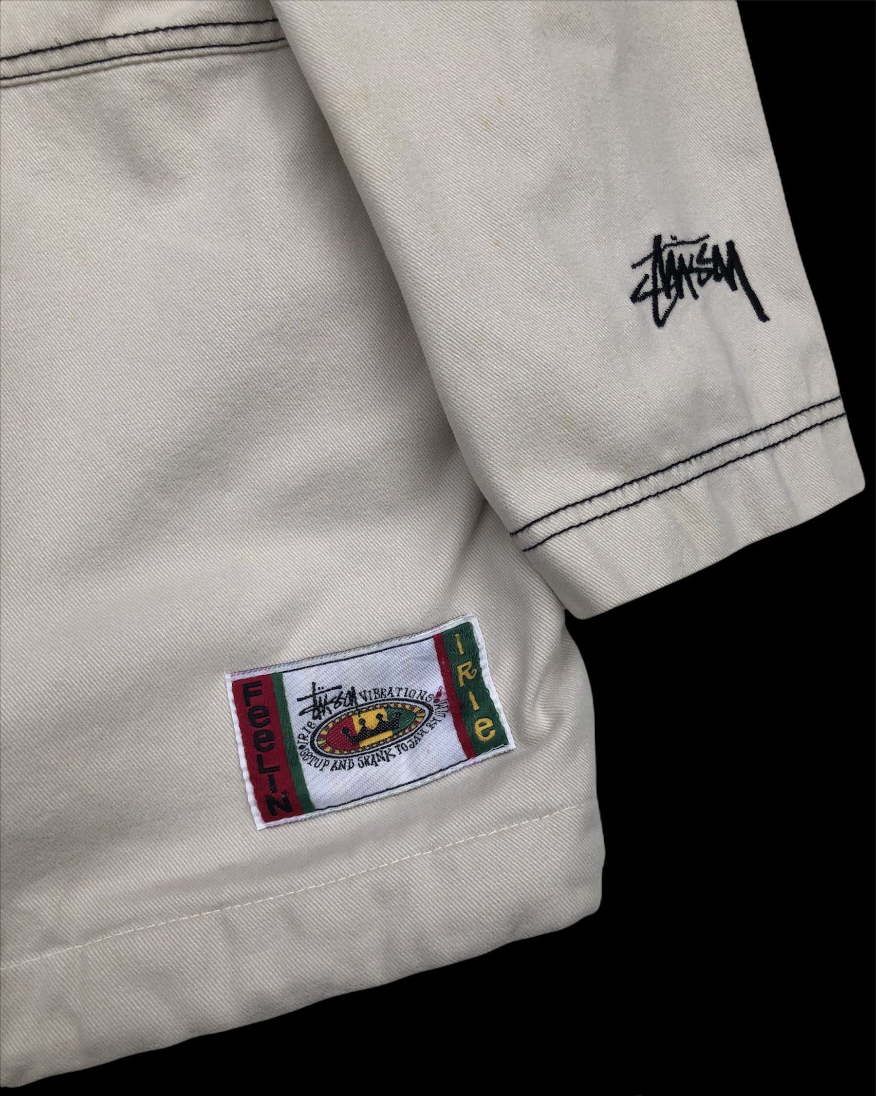 Stussy × Vintage RARE🔥VINTAGE 90’S STUSSY IRIE ROOTS RASTA TRIBE JACKET Size US XL / EU 56 / 4 - 7 Thumbnail
