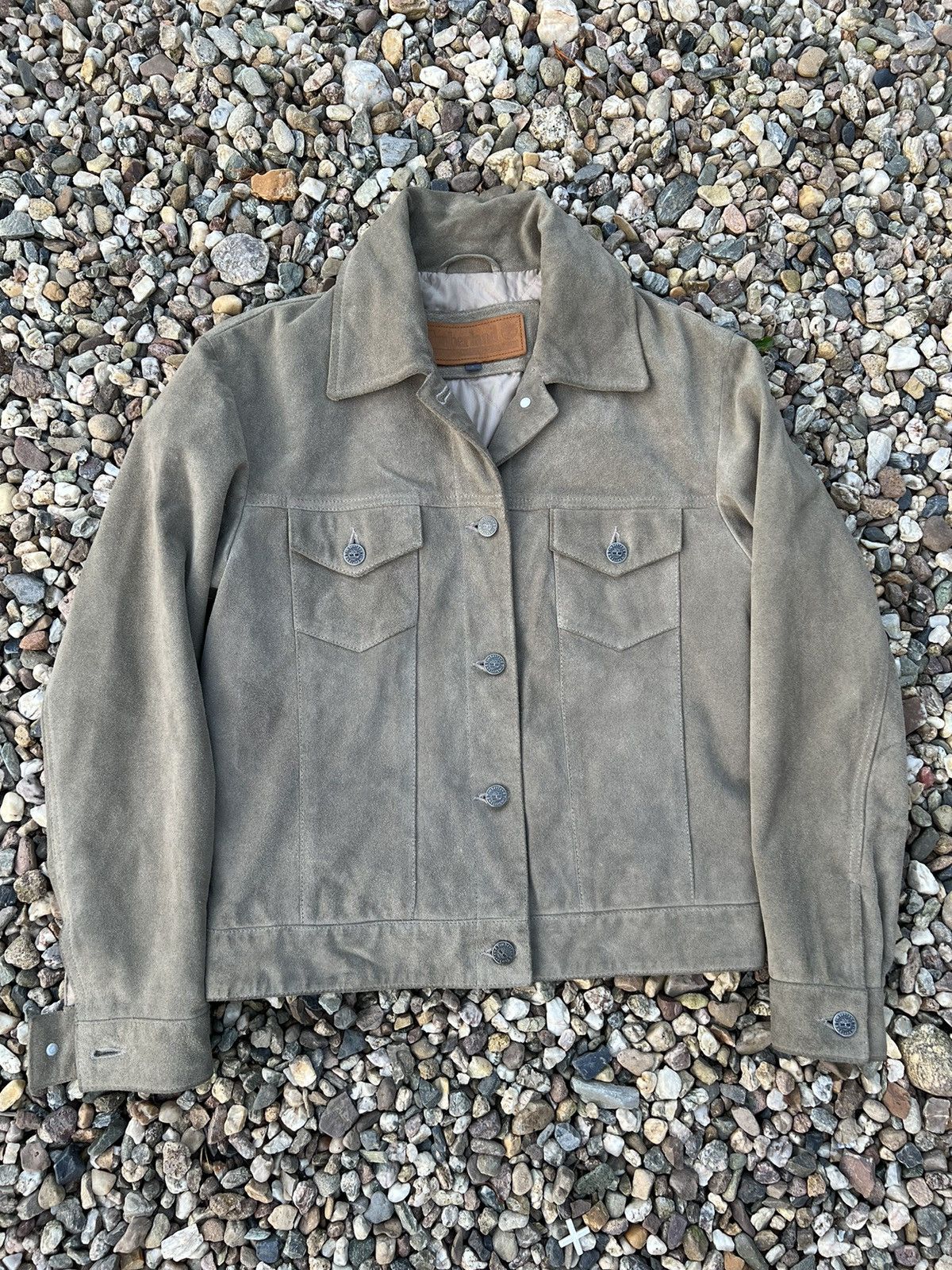 Timberland Vintage Timberland cow leather jacket Size S / US 4 / IT 40 - 1 Thumbnail