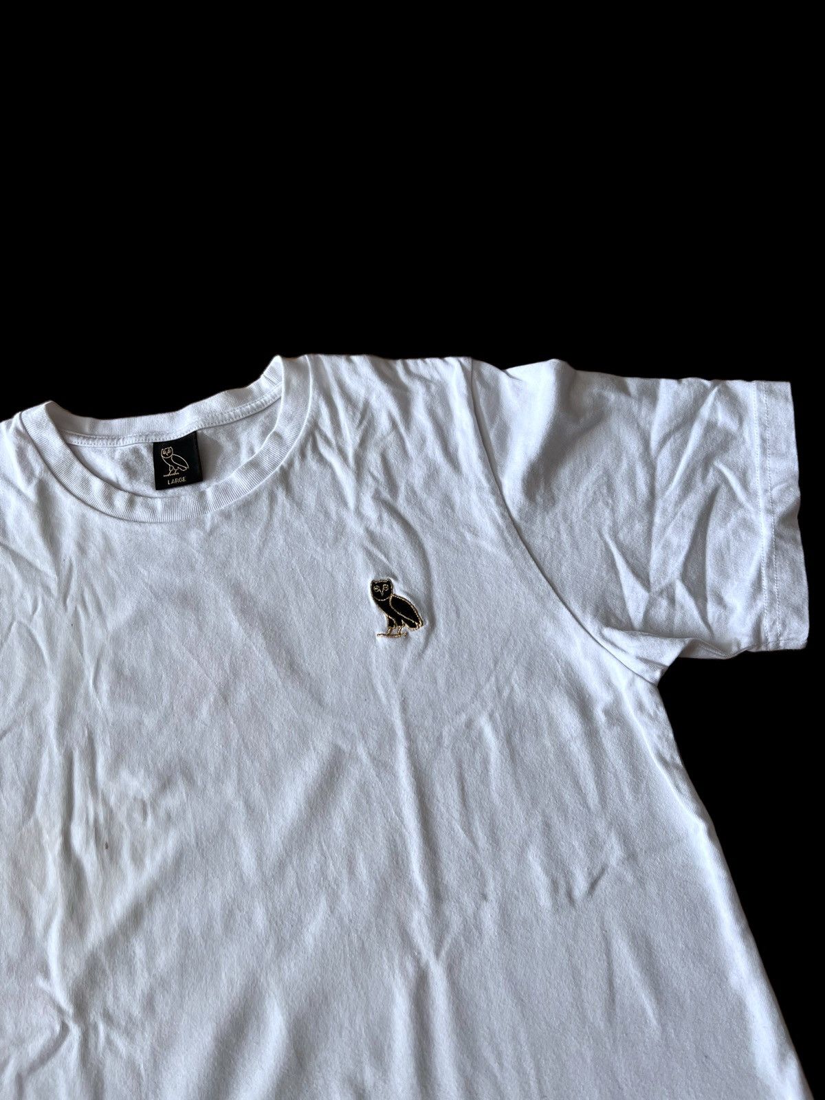 October's Very Own × Vintage OVO Owl Embroidered White T Shirt Drake Octobers Very Own Size US L / EU 52-54 / 3 - 1 Thumbnail