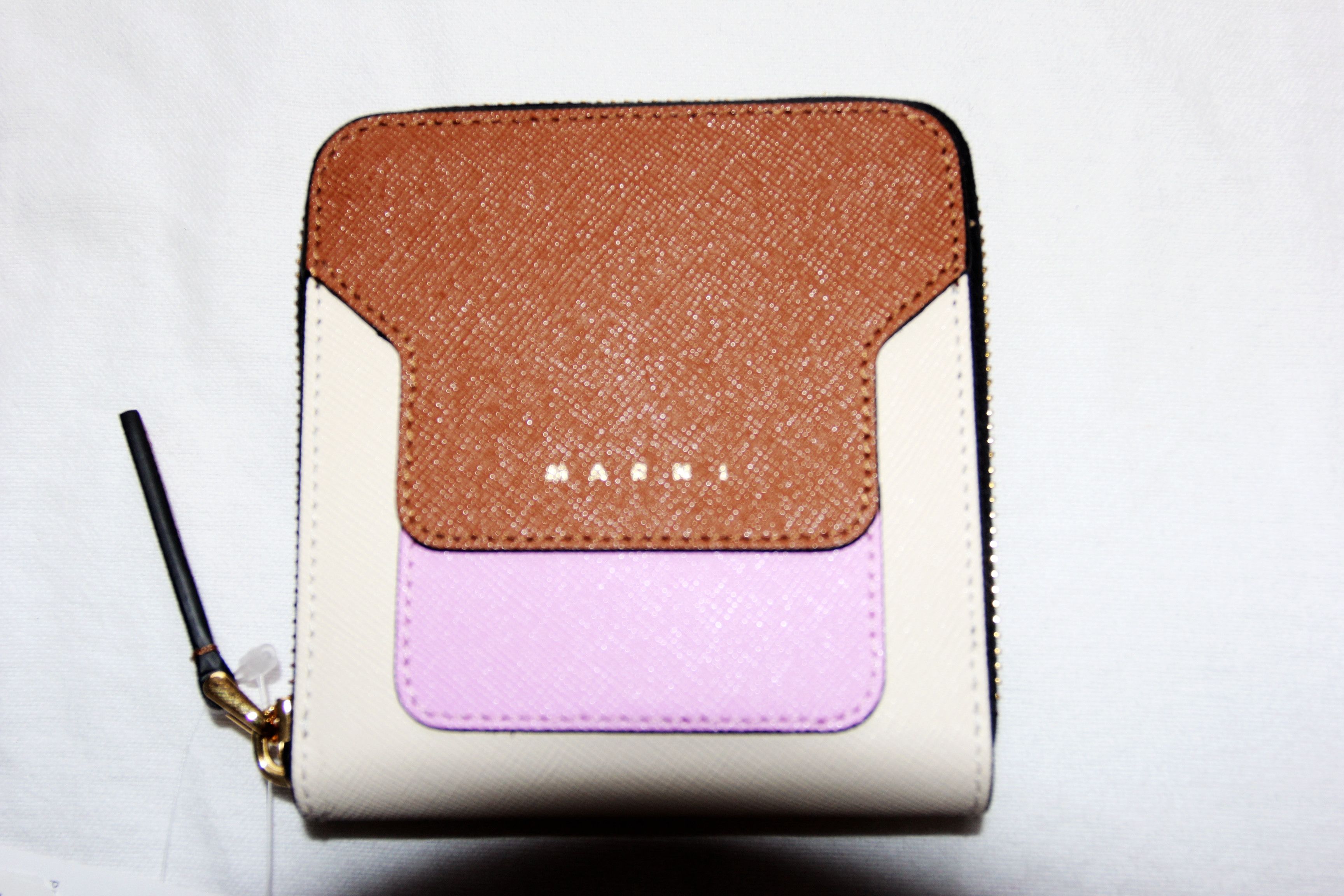 Marni BNWT AW22 MARNI COLORBLOCK LEATHER BIFOLD WALLET Size ONE SIZE - 2 Thumbnail