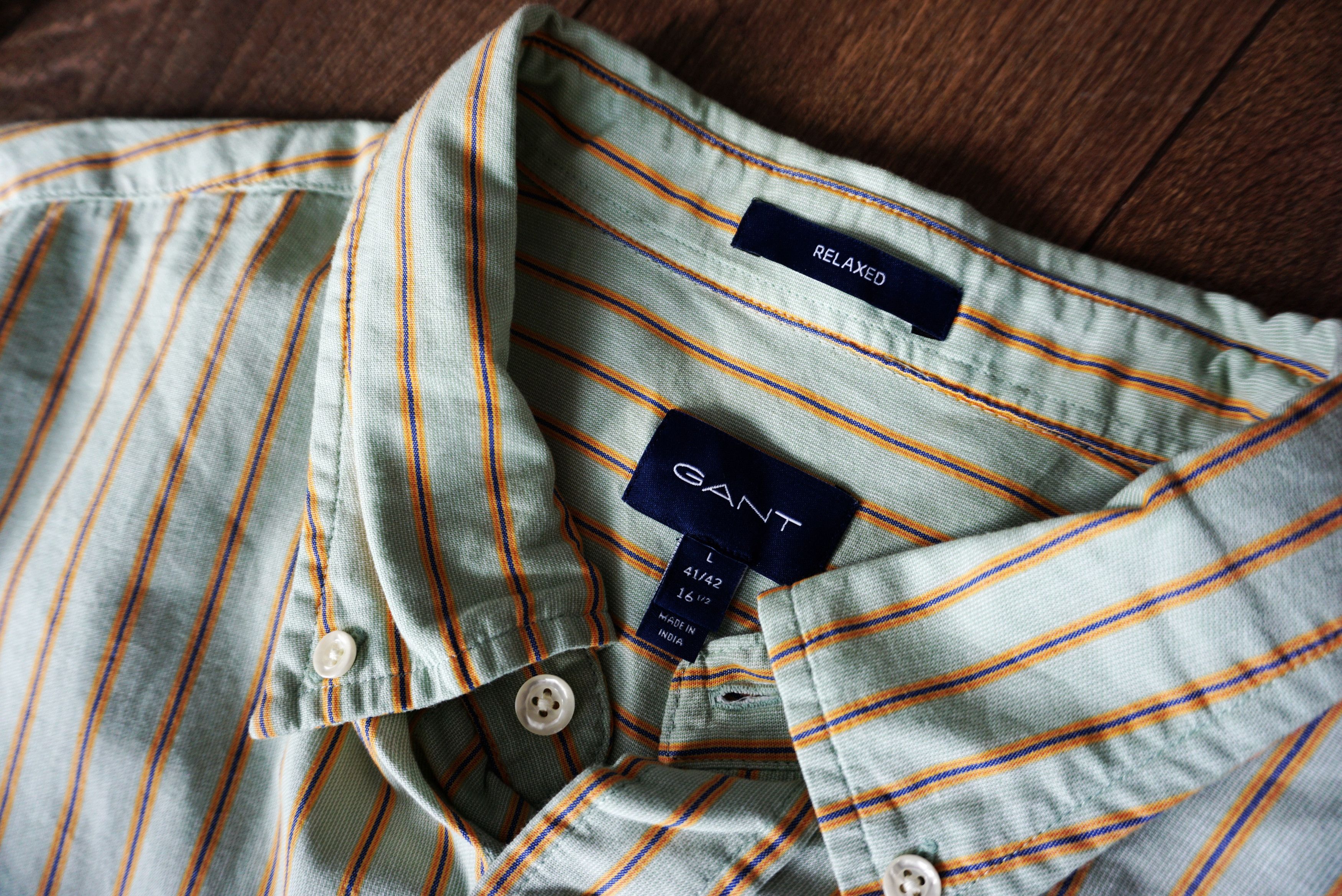 Gant BNWT AW22 GANT STRIPED SHIRT L Size US L / EU 52-54 / 3 - 8 Thumbnail