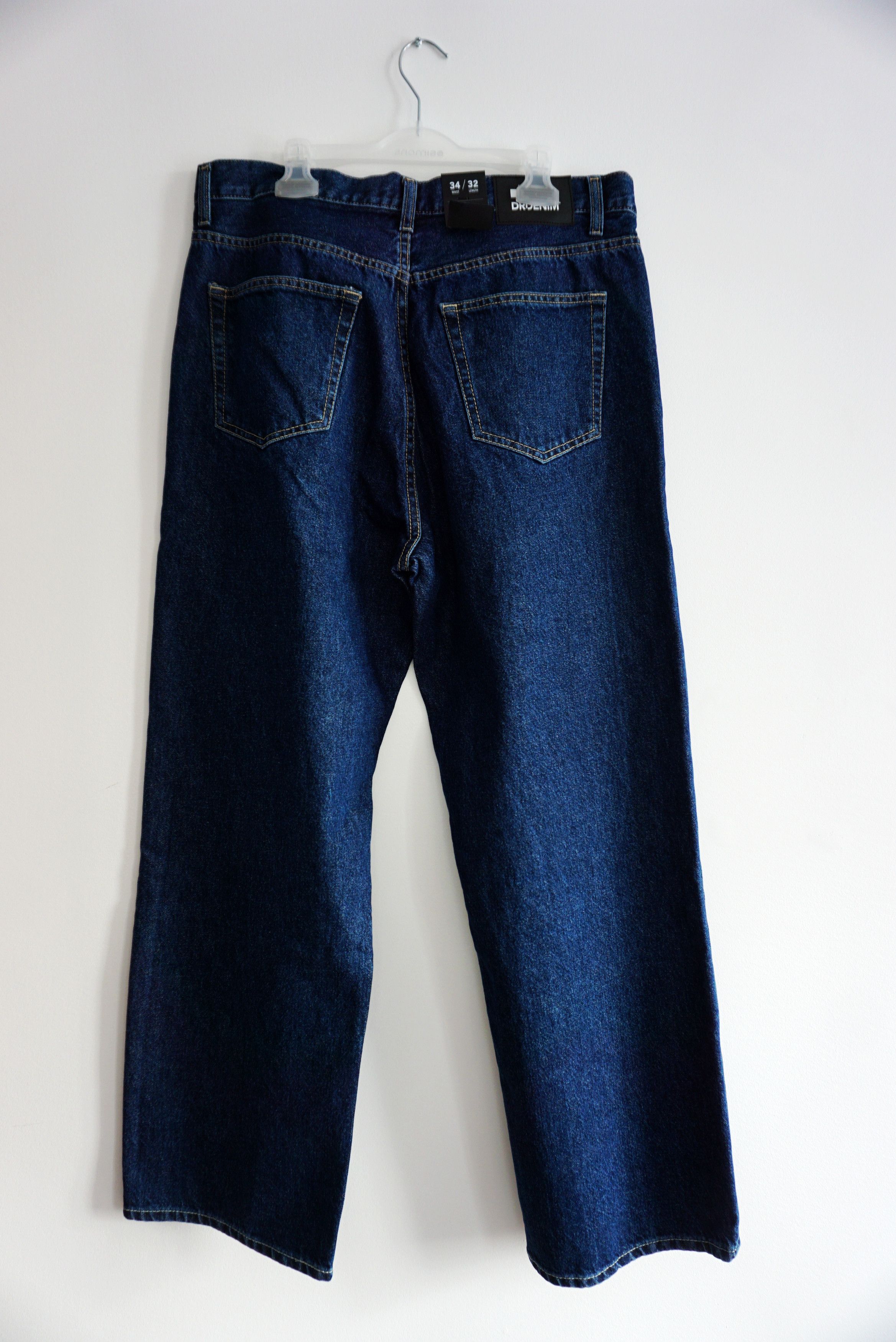Dr. Denim BNWT AW22 DR.DENIM OMAR PEBBLE DARK RETRO JEANS 34 Size US 34 / EU 50 - 3 Thumbnail