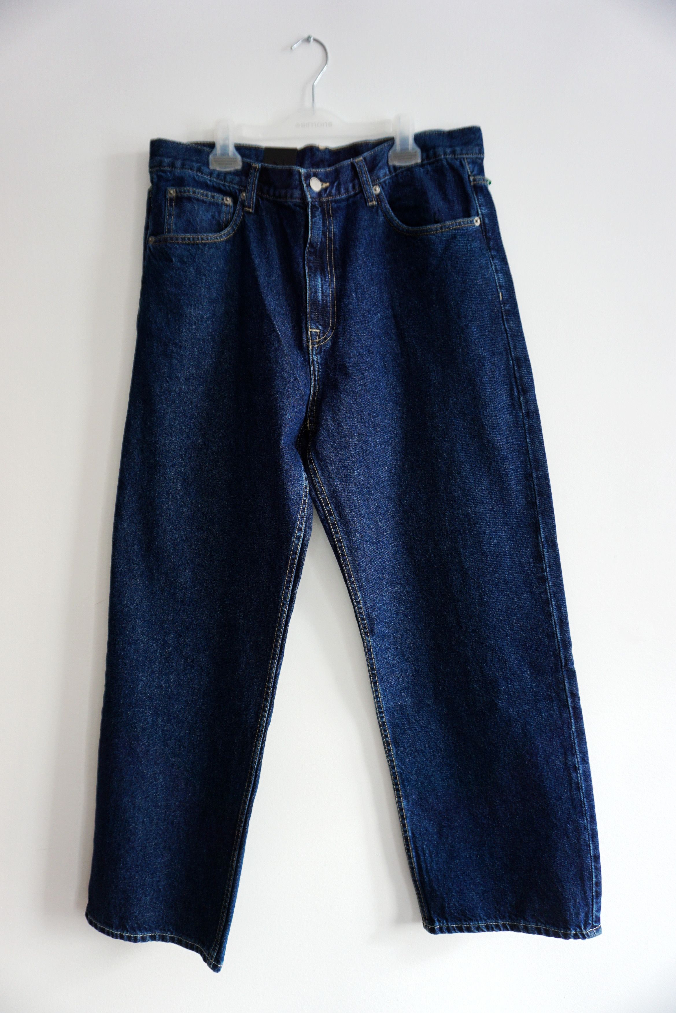 Dr. Denim BNWT AW22 DR.DENIM OMAR PEBBLE DARK RETRO JEANS 34 Size US 34 / EU 50 - 2 Thumbnail