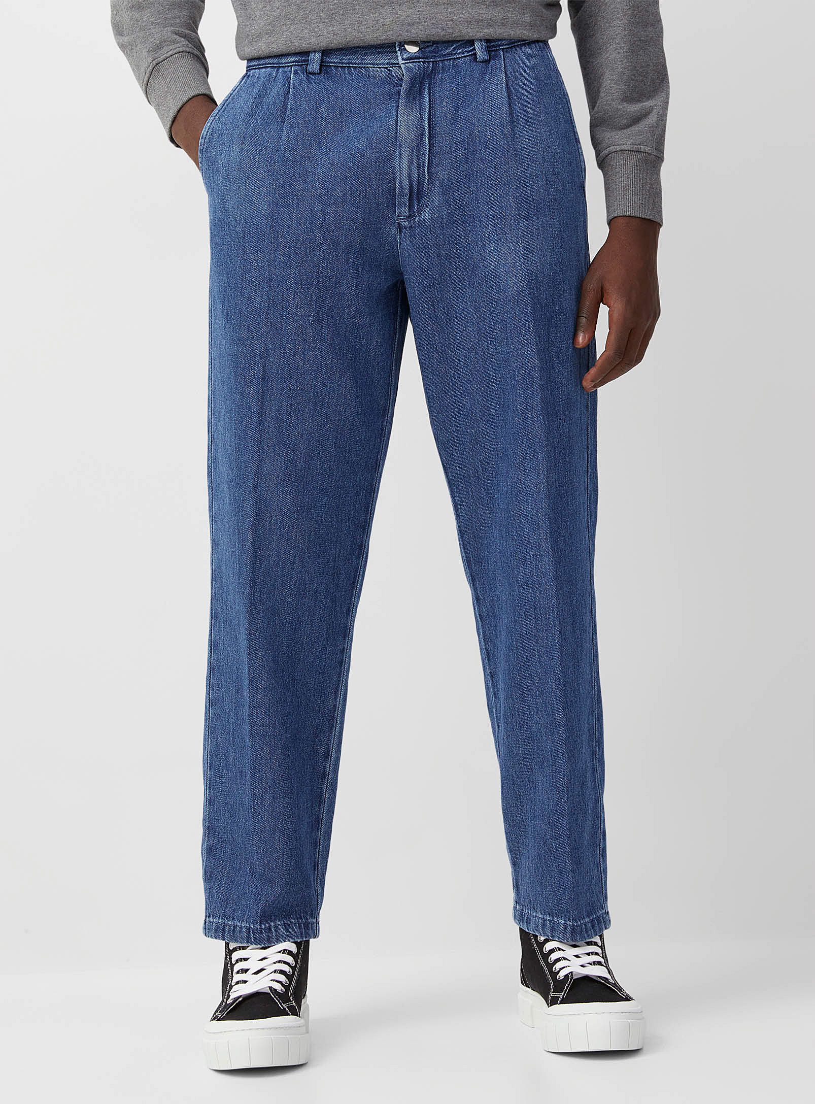 United Colors Of Benetton BNWT AW22 UNITED COLORS OF BENETTON PLEATED JEANS 50 Size US 34 / EU 50 - 1 Thumbnail