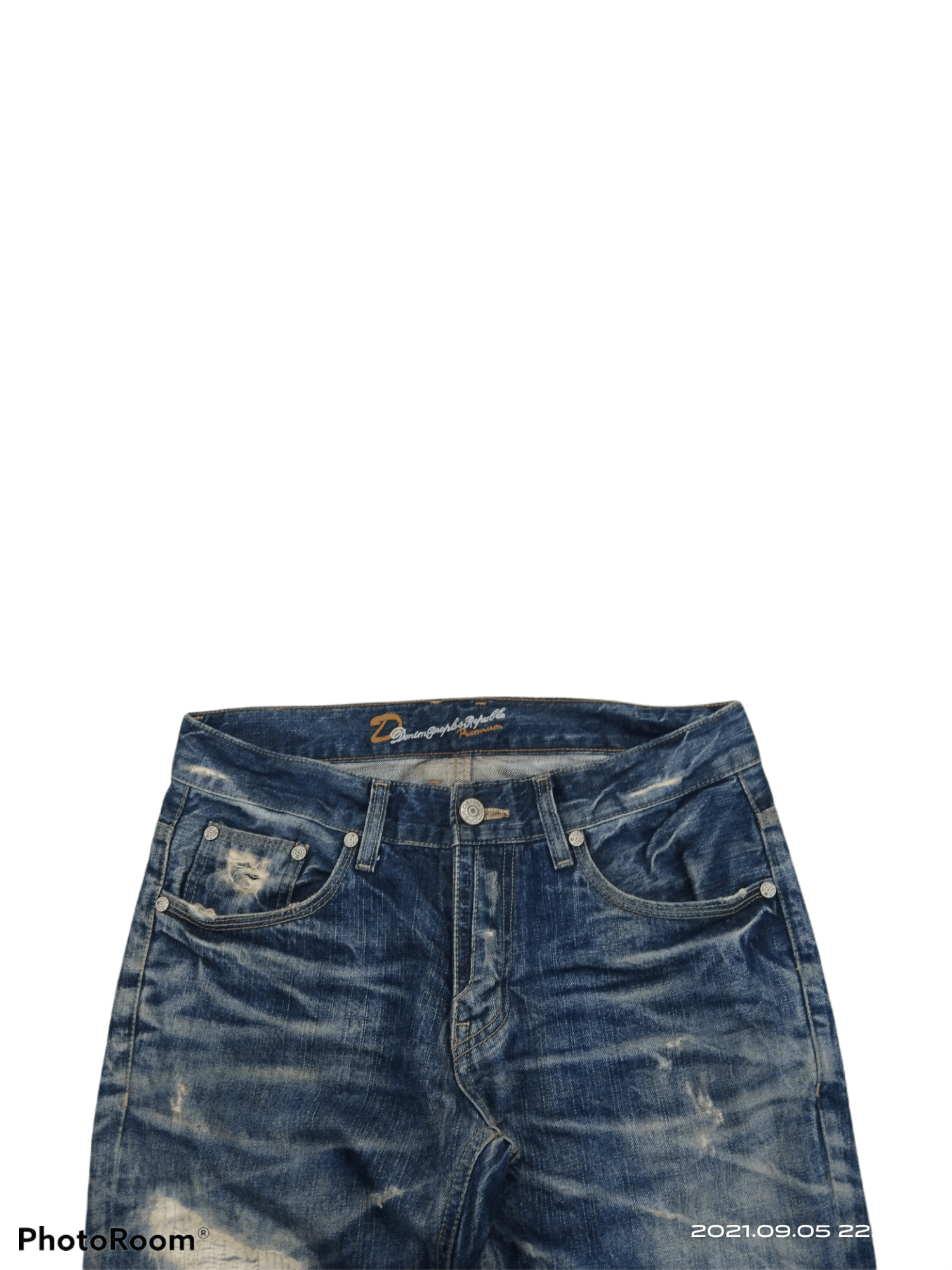 Other JAPANESE DESTROYED PACTHWORK DPSR DENIM PANTS Size US 32 / EU 48 - 5 Thumbnail