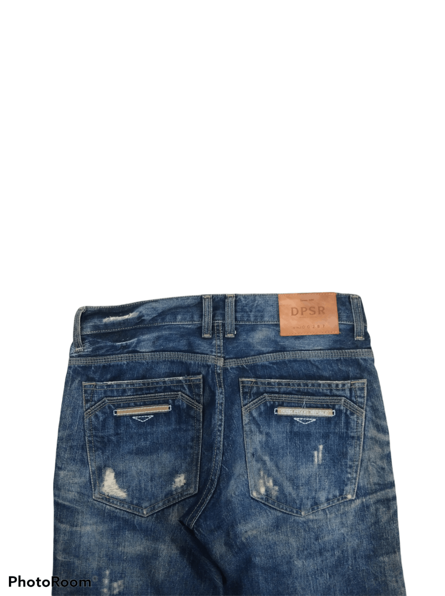 Other JAPANESE DESTROYED PACTHWORK DPSR DENIM PANTS Size US 32 / EU 48 - 6 Thumbnail