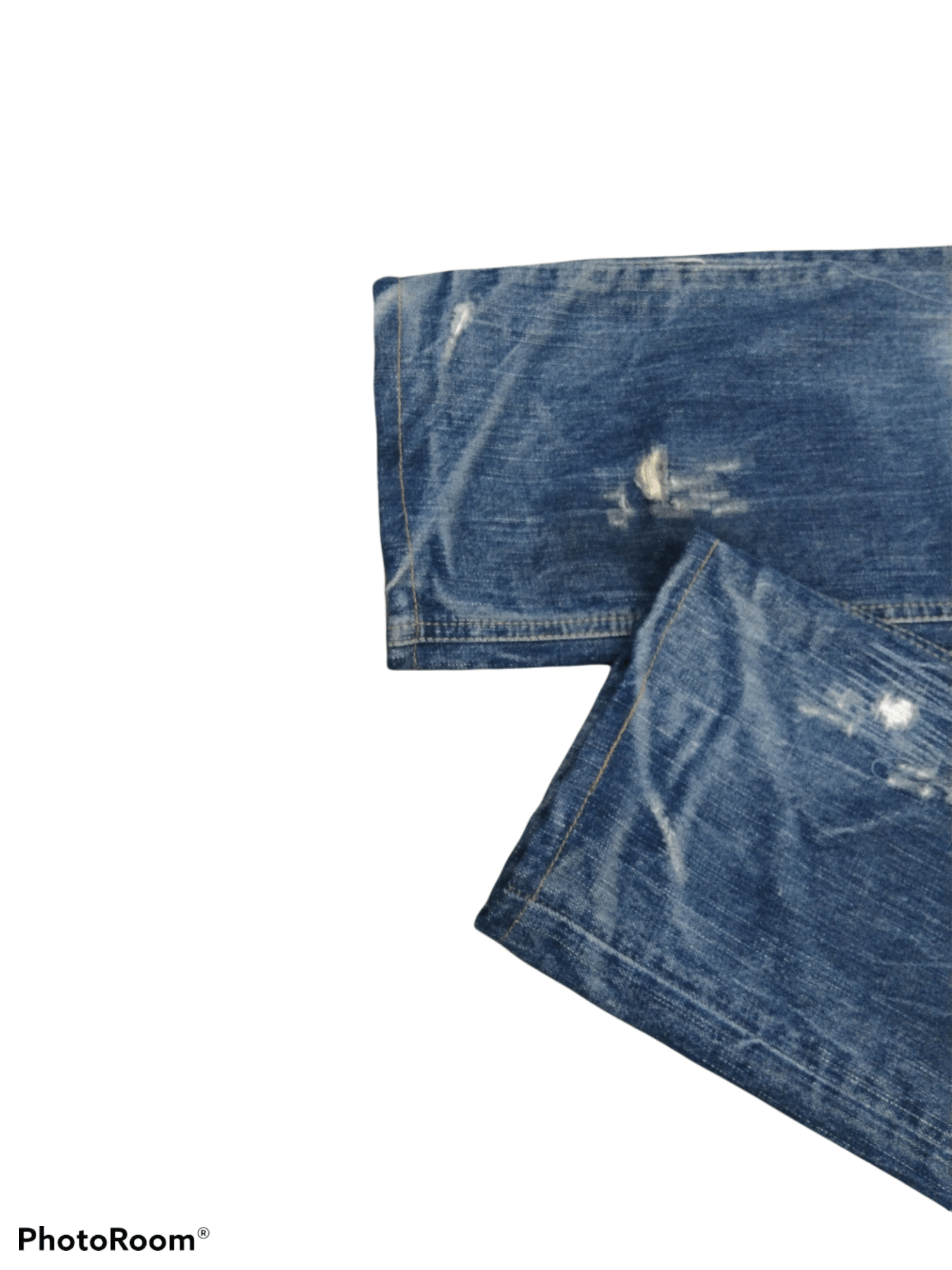 Other JAPANESE DESTROYED PACTHWORK DPSR DENIM PANTS Size US 32 / EU 48 - 8 Thumbnail