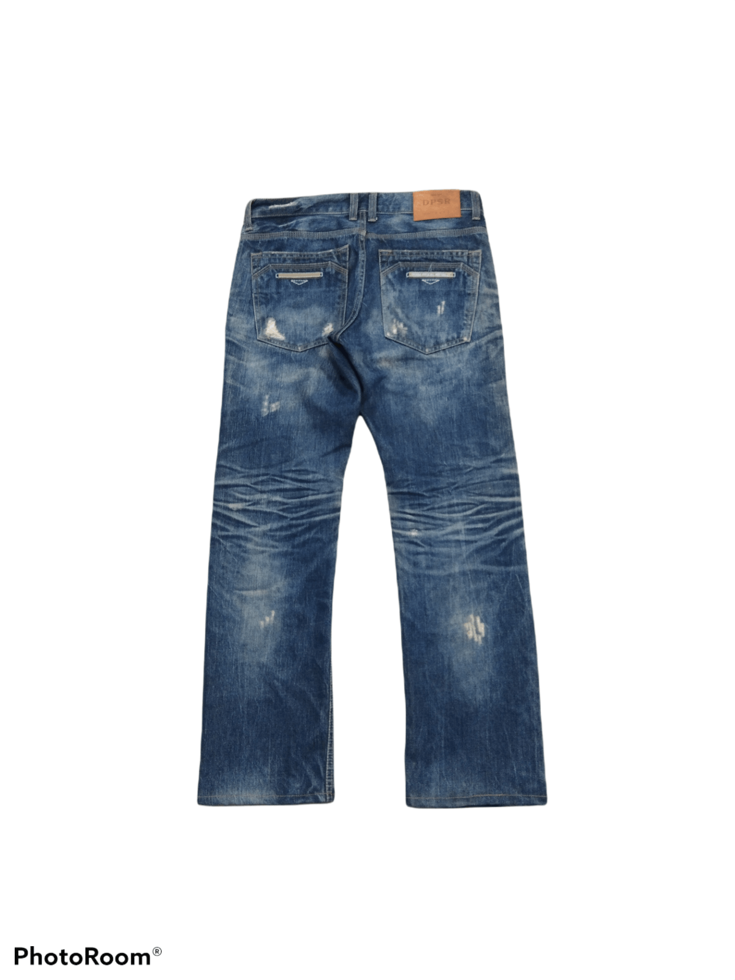 Other JAPANESE DESTROYED PACTHWORK DPSR DENIM PANTS Size US 32 / EU 48 - 2 Thumbnail
