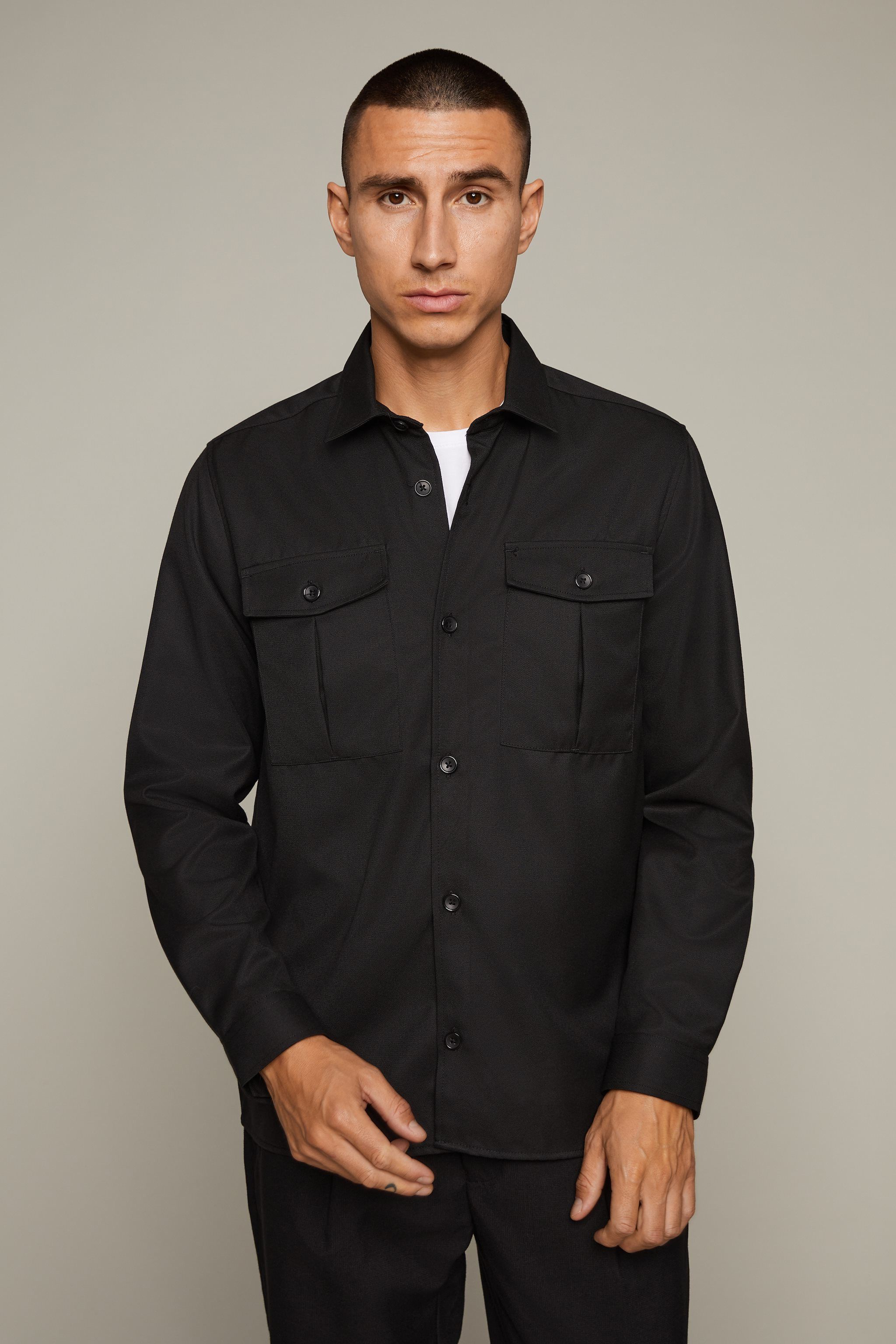 image of Aw22 Matinique Maglibbon Shirt XL in Black, Men's
