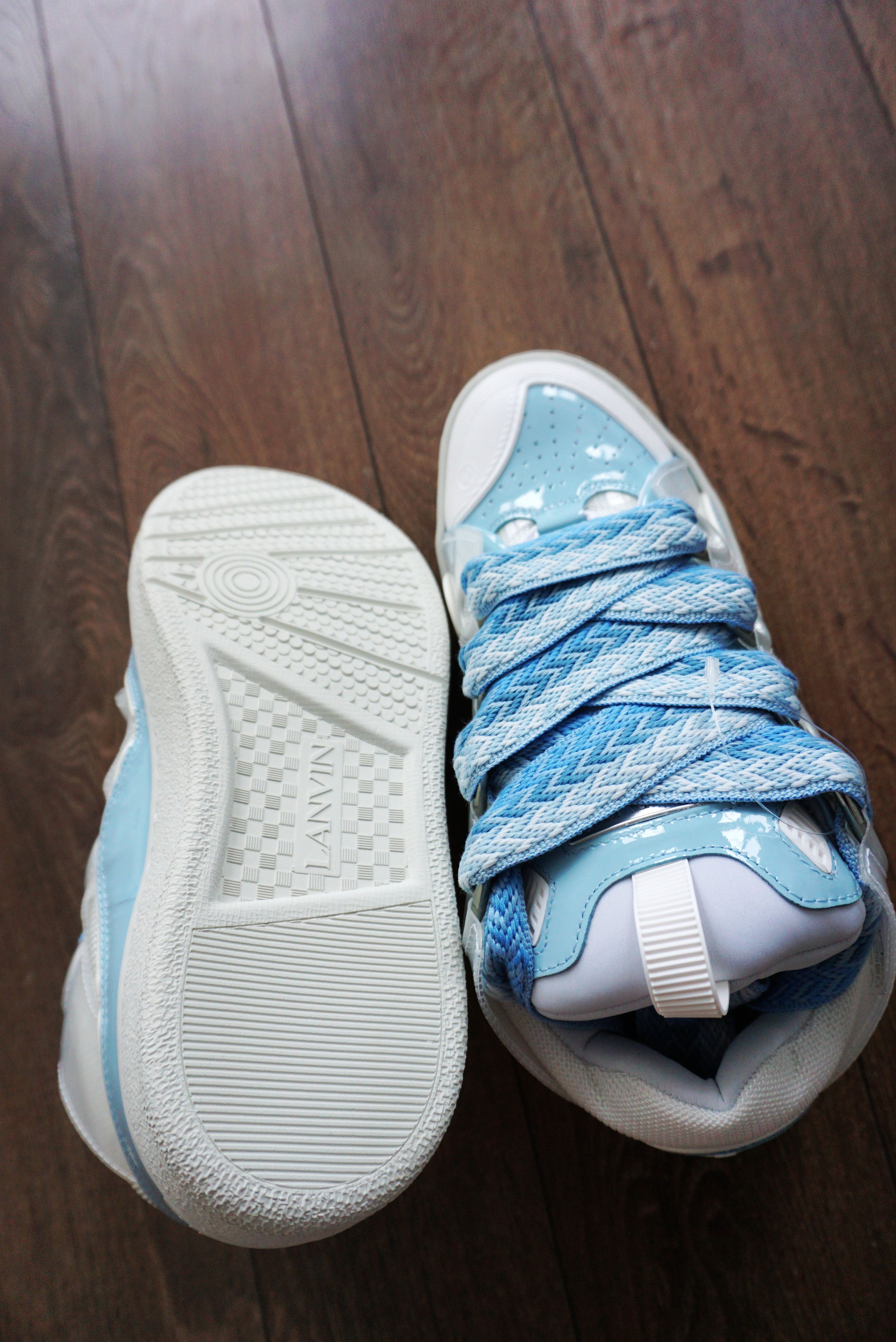 Lanvin BNWT AW22 LANVIN BLUE CURB SNEAKERS 41 Size US 11 / IT 41 - 5 Thumbnail