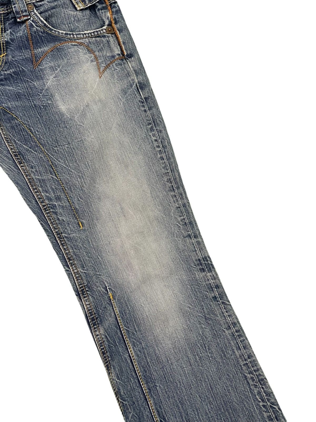 Edwin Flare Jeans Edwin Japan Faded Clawmark Boot Cut 2🟦8 Size US 30 / EU 46 - 6 Thumbnail
