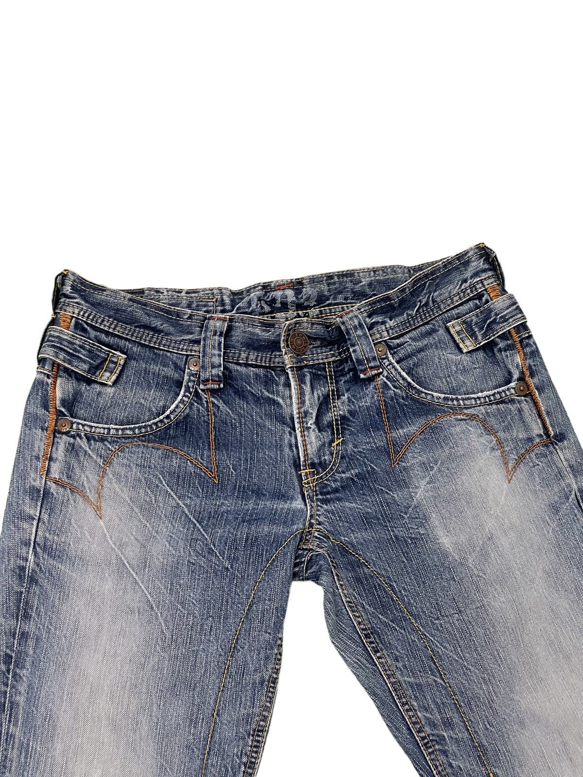Edwin Flare Jeans Edwin Japan Faded Clawmark Boot Cut 2🟦8 Size US 30 / EU 46 - 8 Thumbnail