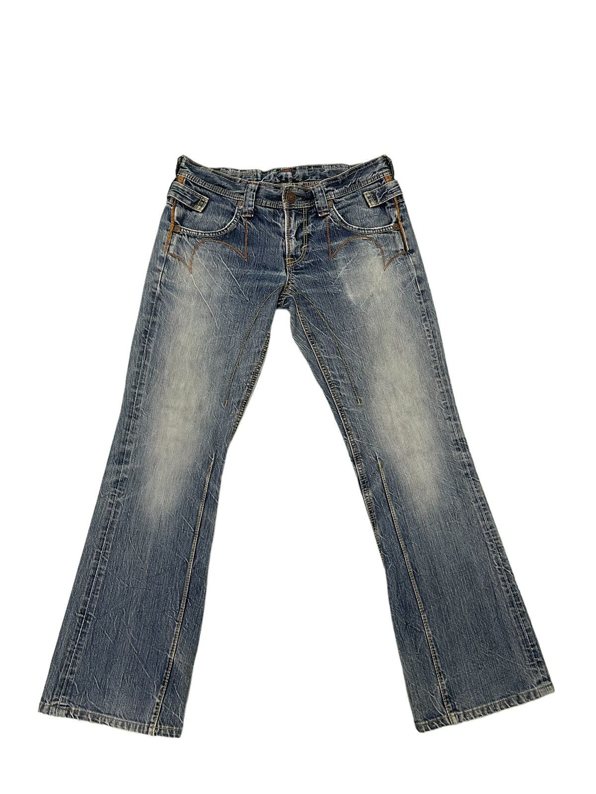 Edwin Flare Jeans Edwin Japan Faded Clawmark Boot Cut 2🟦8 Size US 30 / EU 46 - 2 Thumbnail