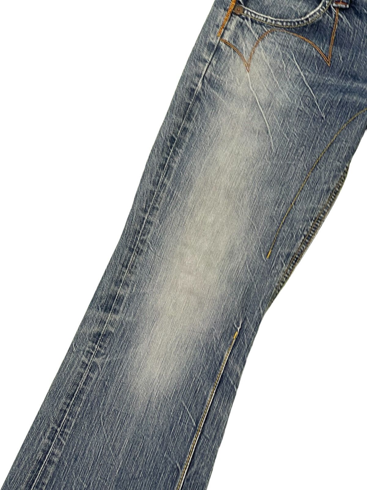 Edwin Flare Jeans Edwin Japan Faded Clawmark Boot Cut 2🟦8 Size US 30 / EU 46 - 7 Thumbnail