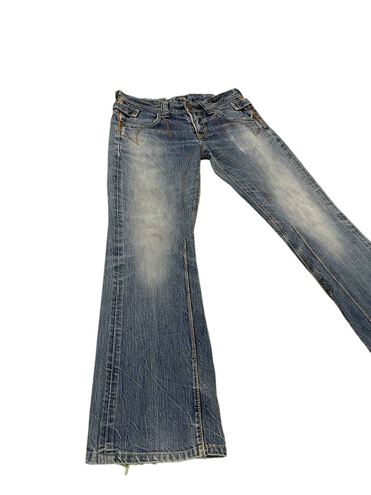Edwin Flare Jeans Edwin Japan Faded Clawmark Boot Cut 2🟦8 Size US 30 / EU 46 - 1 Thumbnail