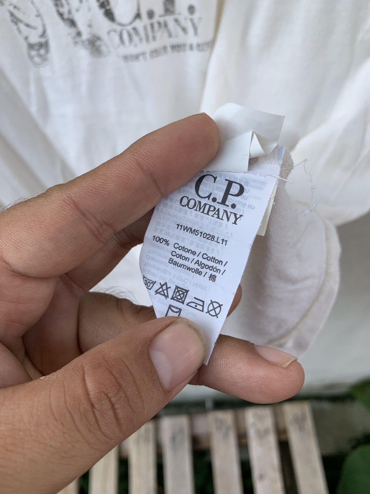 C.P. Company × Vintage Vintage 90’s Cp Company Tough Marine Single Stich Shirt Size US M / EU 48-50 / 2 - 7 Thumbnail