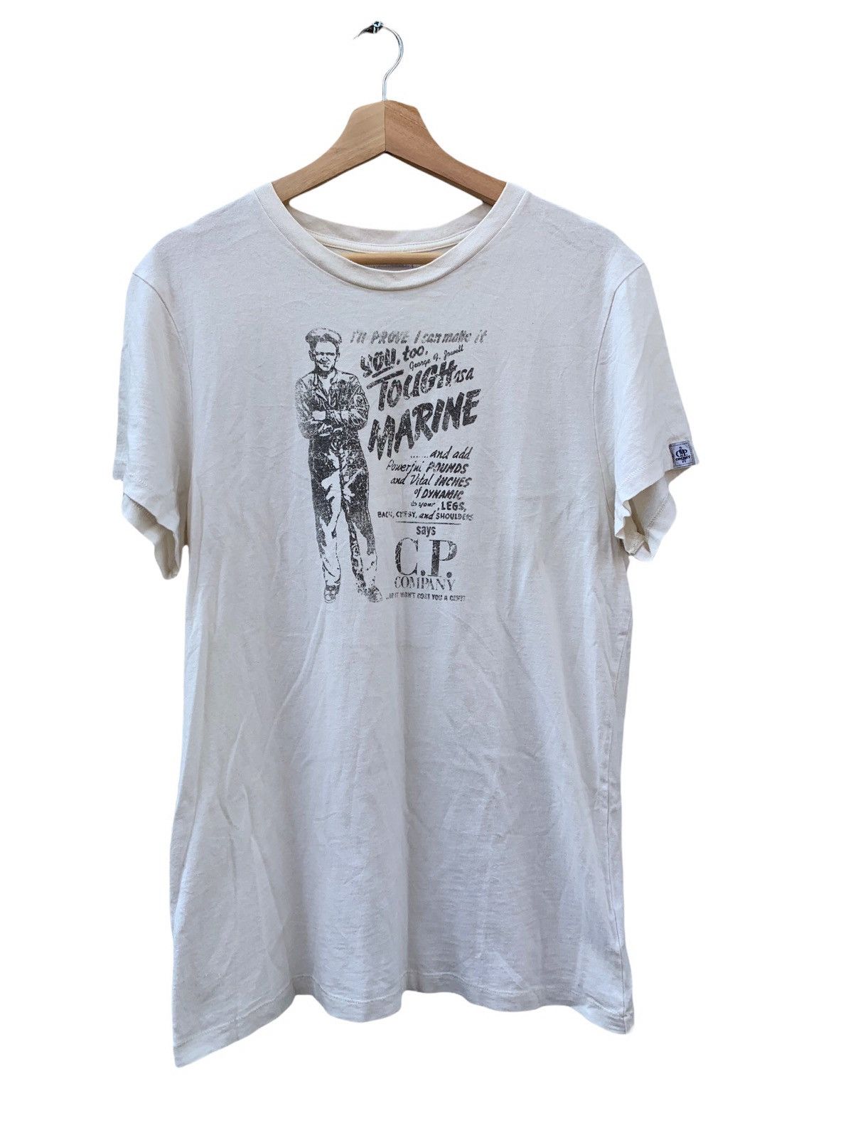 C.P. Company × Vintage Vintage 90’s Cp Company Tough Marine Single Stich Shirt Size US M / EU 48-50 / 2 - 1 Thumbnail