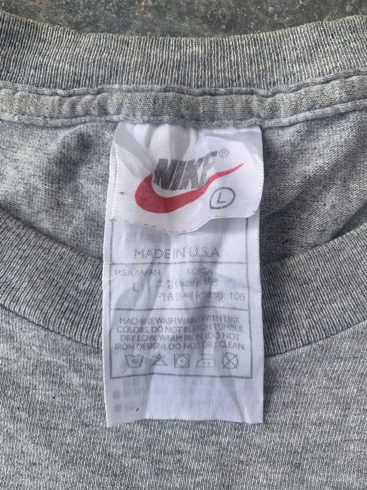 Nike × Vintage Vintage 90’s Nike Air Made In USA Size US L / EU 52-54 / 3 - 3 Thumbnail