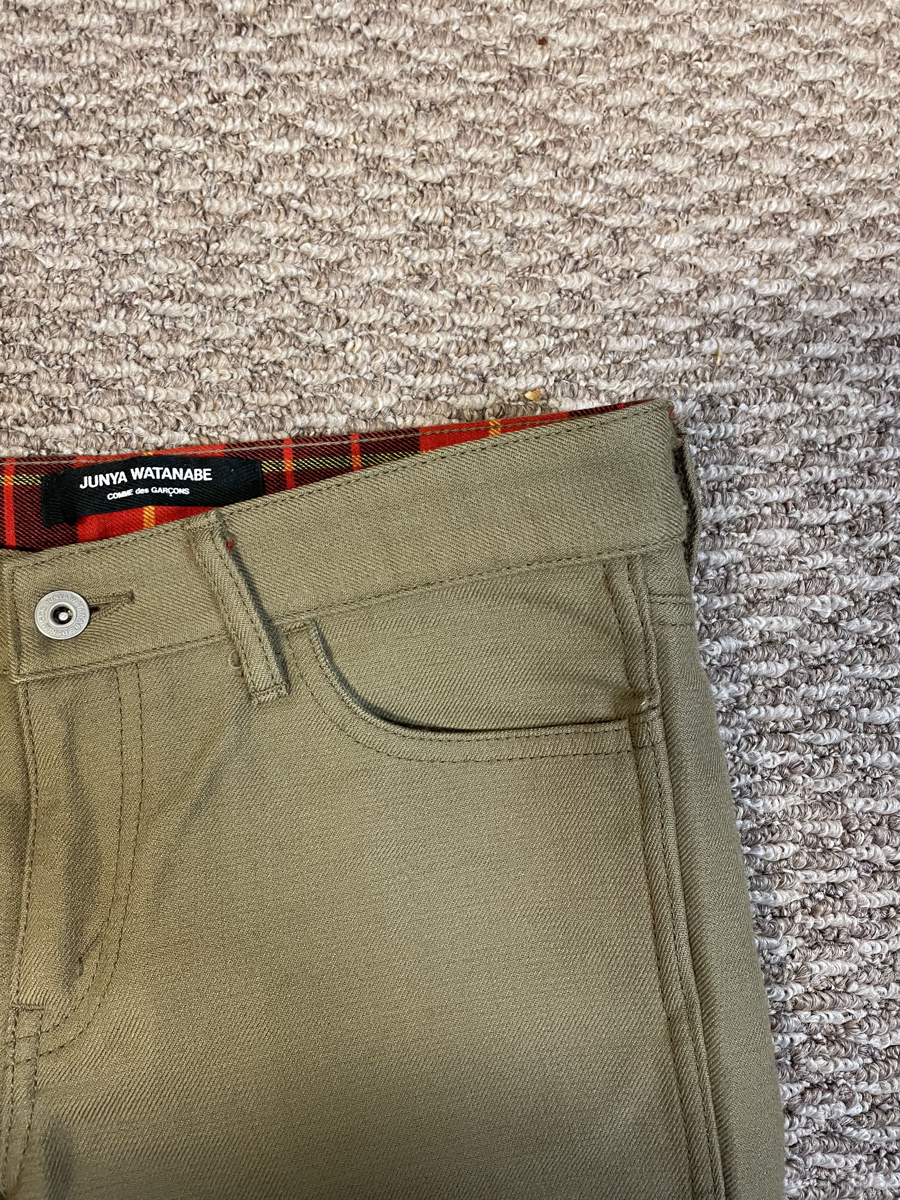 Comme des Garcons Junya Watanabe Wool Jeans AD2006 Womens Size 30" / US 8 / IT 44 - 4 Thumbnail