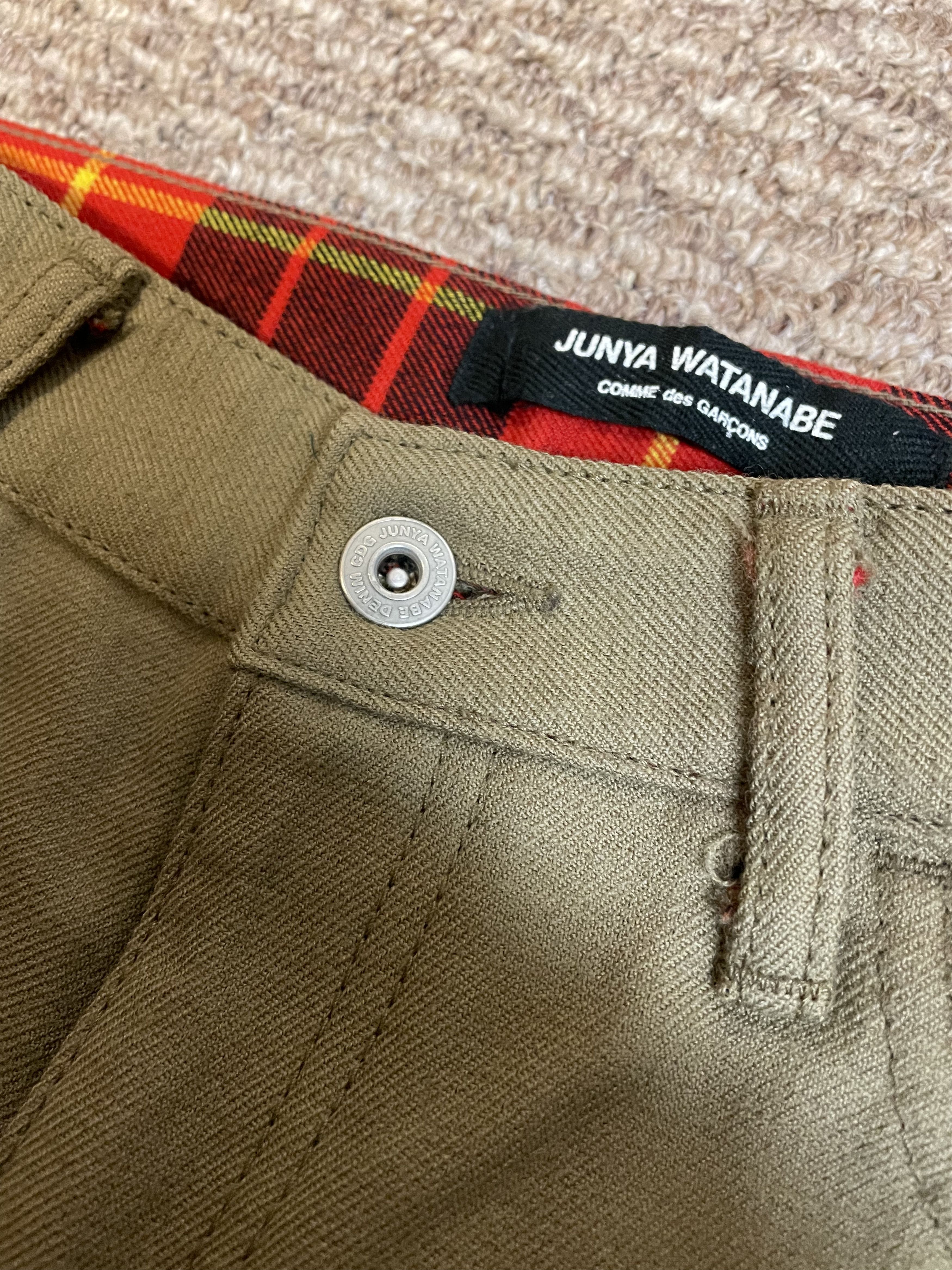 Comme des Garcons Junya Watanabe Wool Jeans AD2006 Womens Size 30" / US 8 / IT 44 - 3 Thumbnail