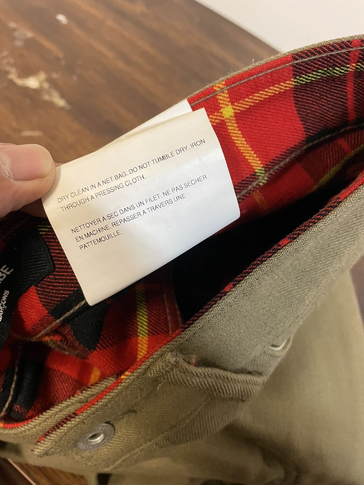 Comme des Garcons Junya Watanabe Wool Jeans AD2006 Womens Size 30" / US 8 / IT 44 - 9 Thumbnail