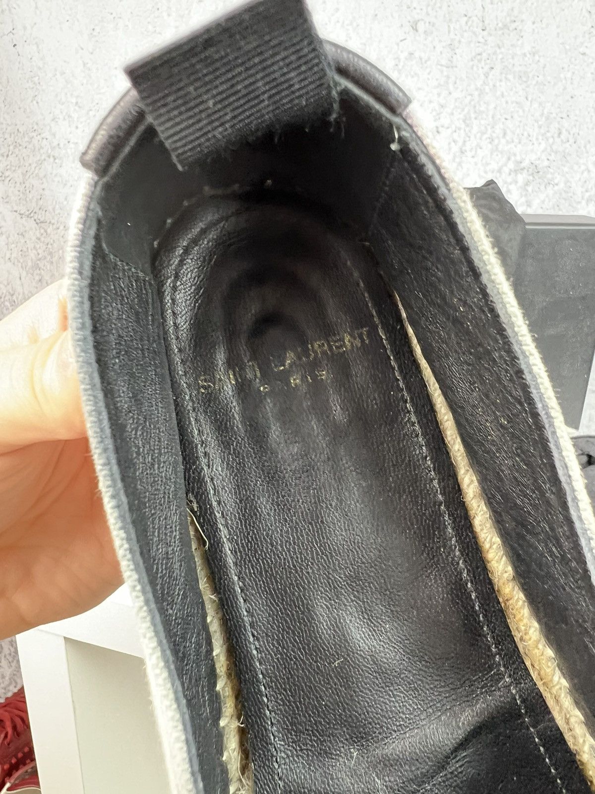 Saint Laurent Paris Saint Laurent Paris Espadrilles slip on shoes Size US 5 / IT 35 - 9 Thumbnail