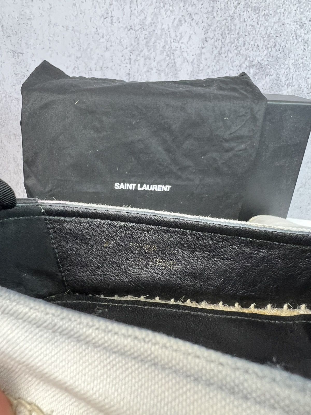 Saint Laurent Paris Saint Laurent Paris Espadrilles slip on shoes Size US 5 / IT 35 - 8 Thumbnail