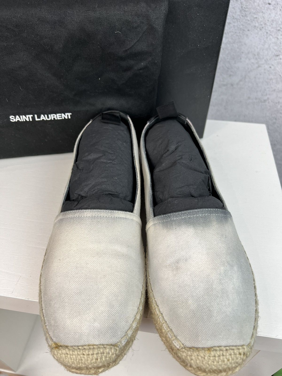 Saint Laurent Paris Saint Laurent Paris Espadrilles slip on shoes Size US 5 / IT 35 - 16 Thumbnail