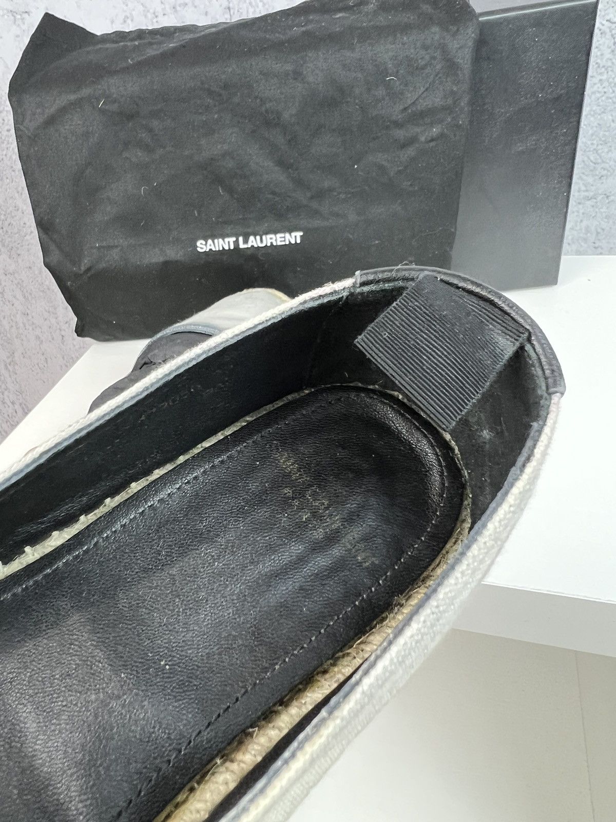 Saint Laurent Paris Saint Laurent Paris Espadrilles slip on shoes Size US 5 / IT 35 - 12 Thumbnail