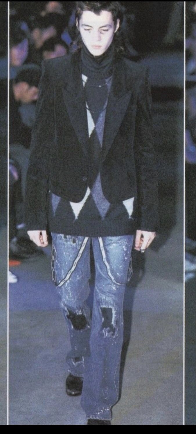 Number (N)ine AW2001 Number Nine Grunge Denim Size US 31 - 23 Thumbnail