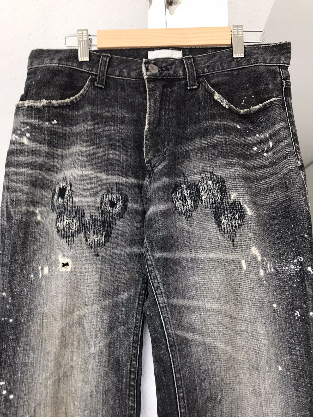 Number (N)ine AW2001 Number Nine Grunge Denim Size US 31 - 6 Thumbnail