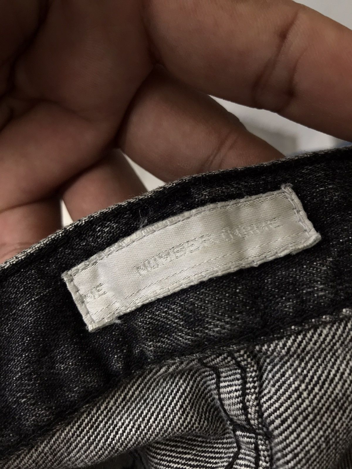 Number (N)ine AW2001 Number Nine Grunge Denim Size US 31 - 19 Thumbnail