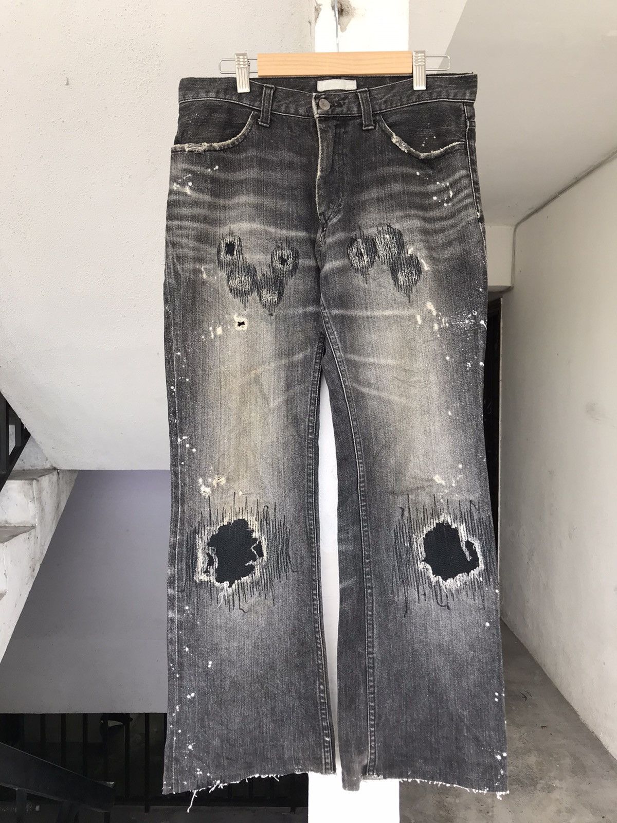Number (N)ine AW2001 Number Nine Grunge Denim | Grailed