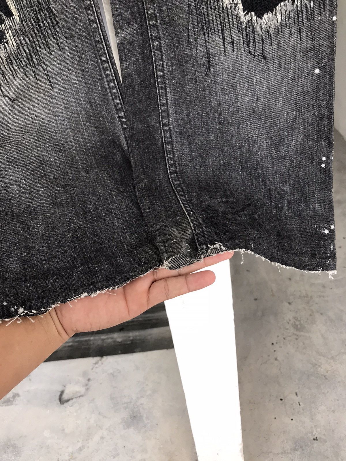 Number (N)ine AW2001 Number Nine Grunge Denim Size US 31 - 8 Thumbnail