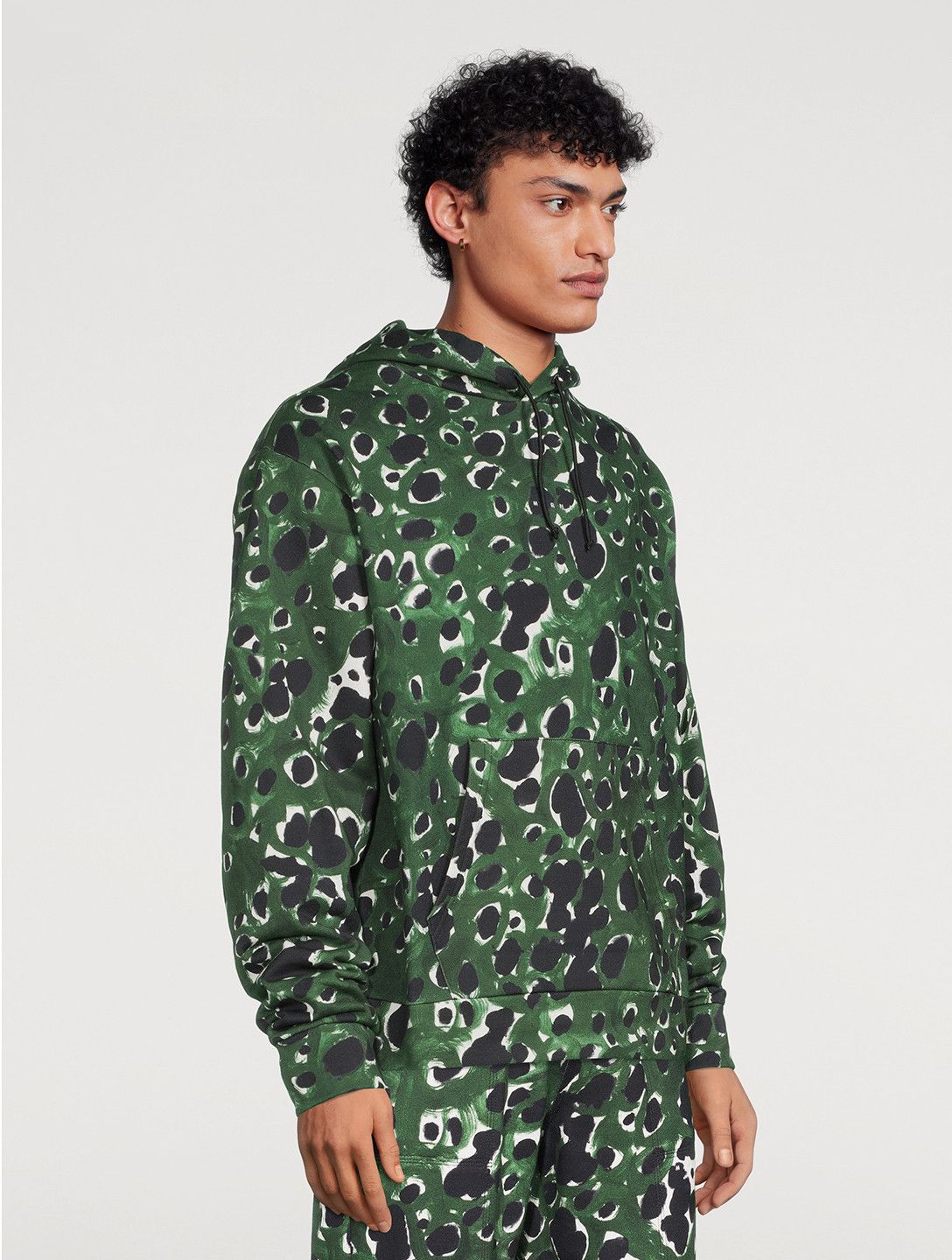 Marni BNWT AW22 MARNI GREEN DOT HOODIE 50 Size US M / EU 48-50 / 2 - 11 Thumbnail