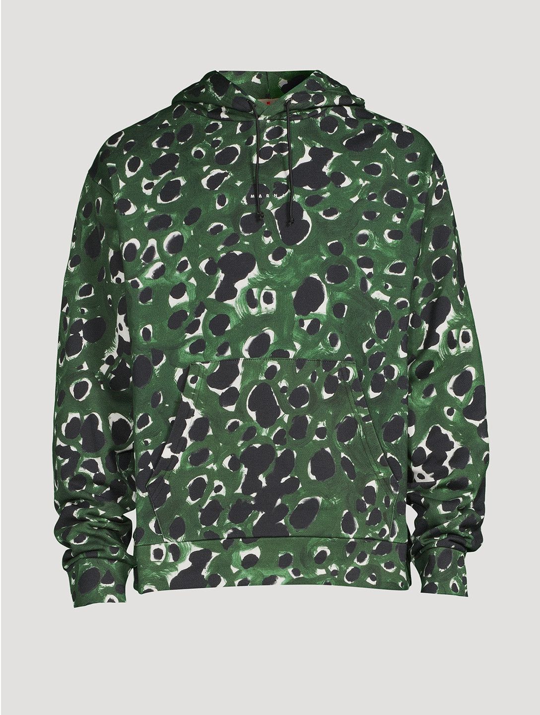 Marni BNWT AW22 MARNI GREEN DOT HOODIE 50 Size US M / EU 48-50 / 2 - 14 Thumbnail