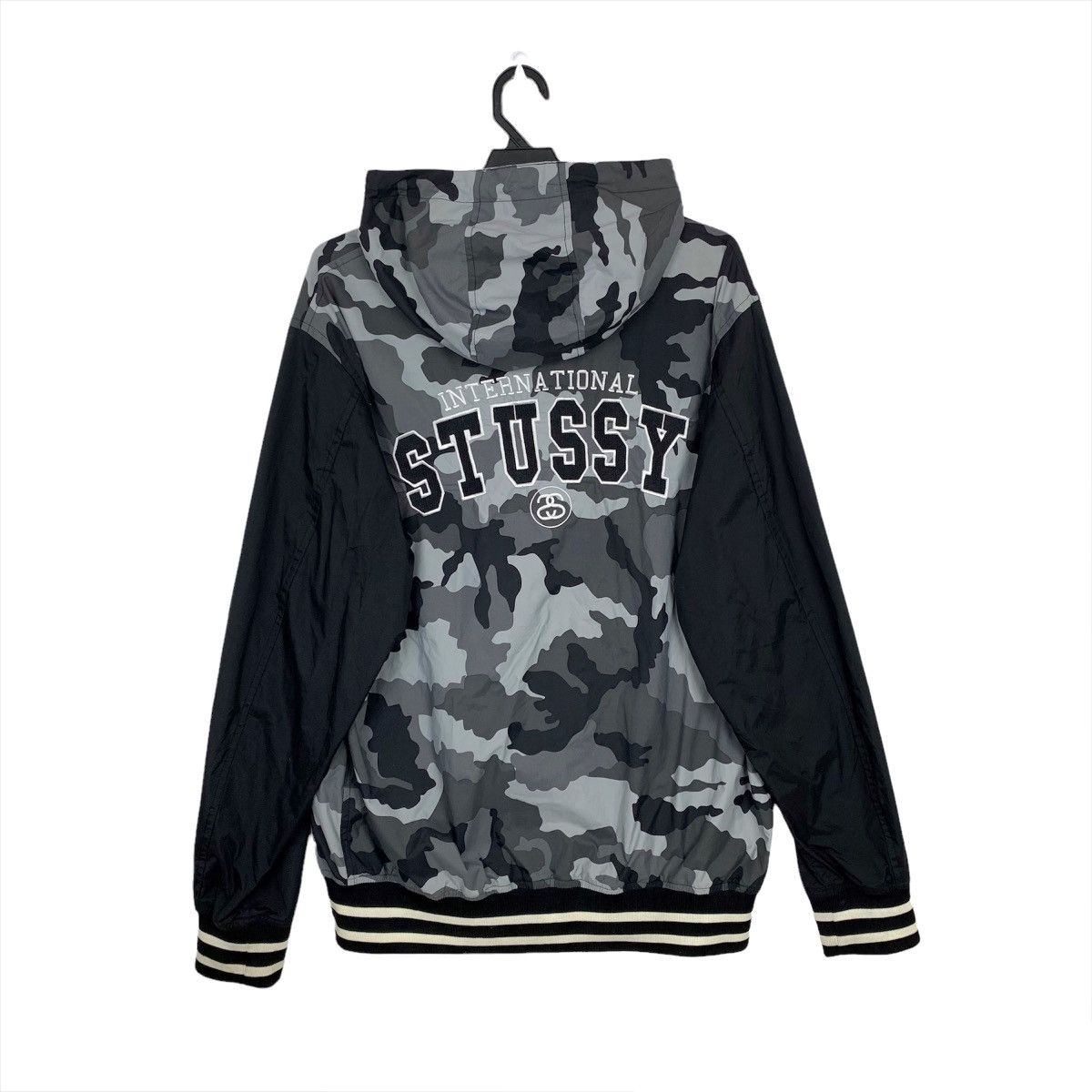 Stussy Stussy Camouflage Varsity Hoodie Jacket Size US XL / EU 56 / 4 - 2 Thumbnail