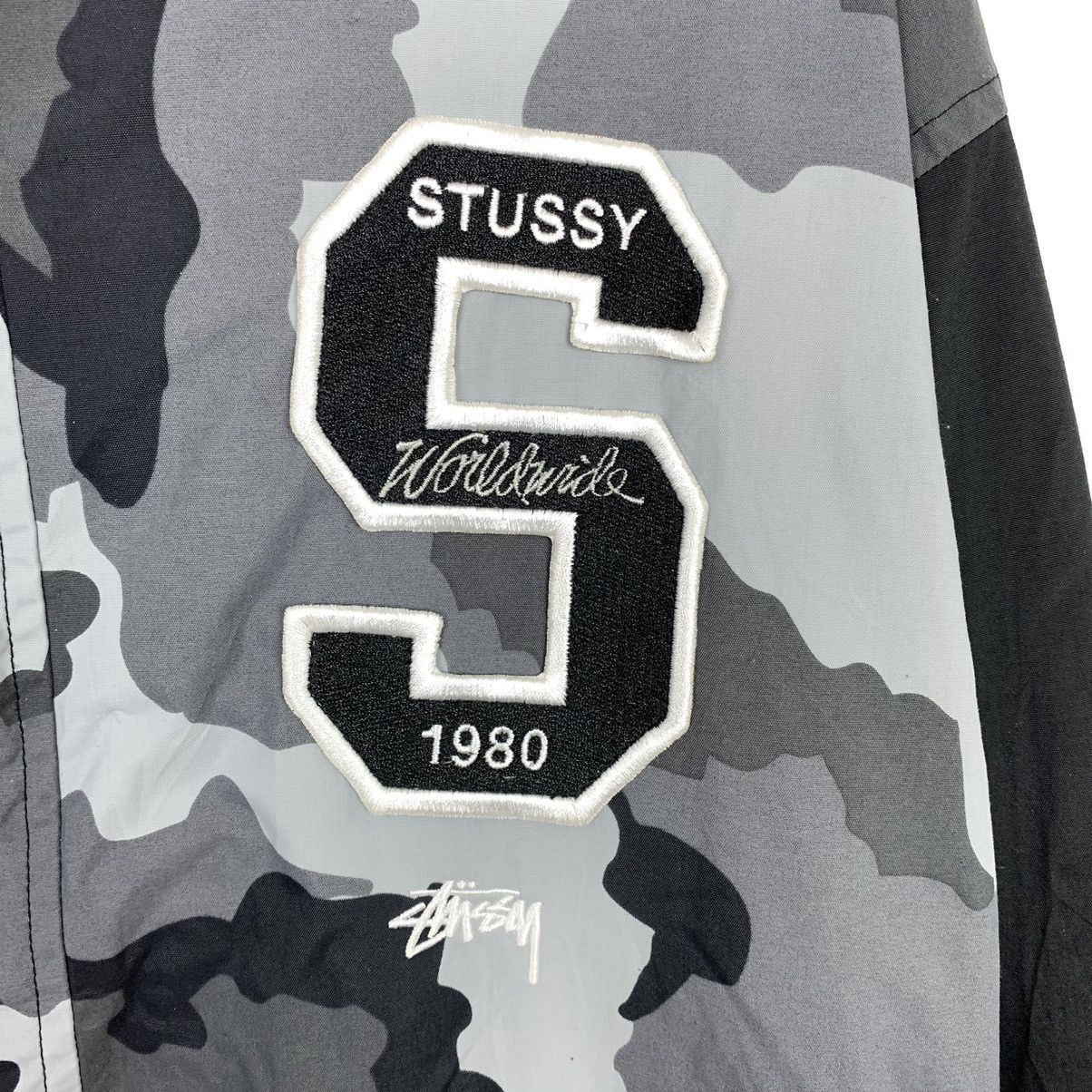 Stussy Stussy Camouflage Varsity Hoodie Jacket Size US XL / EU 56 / 4 - 6 Thumbnail