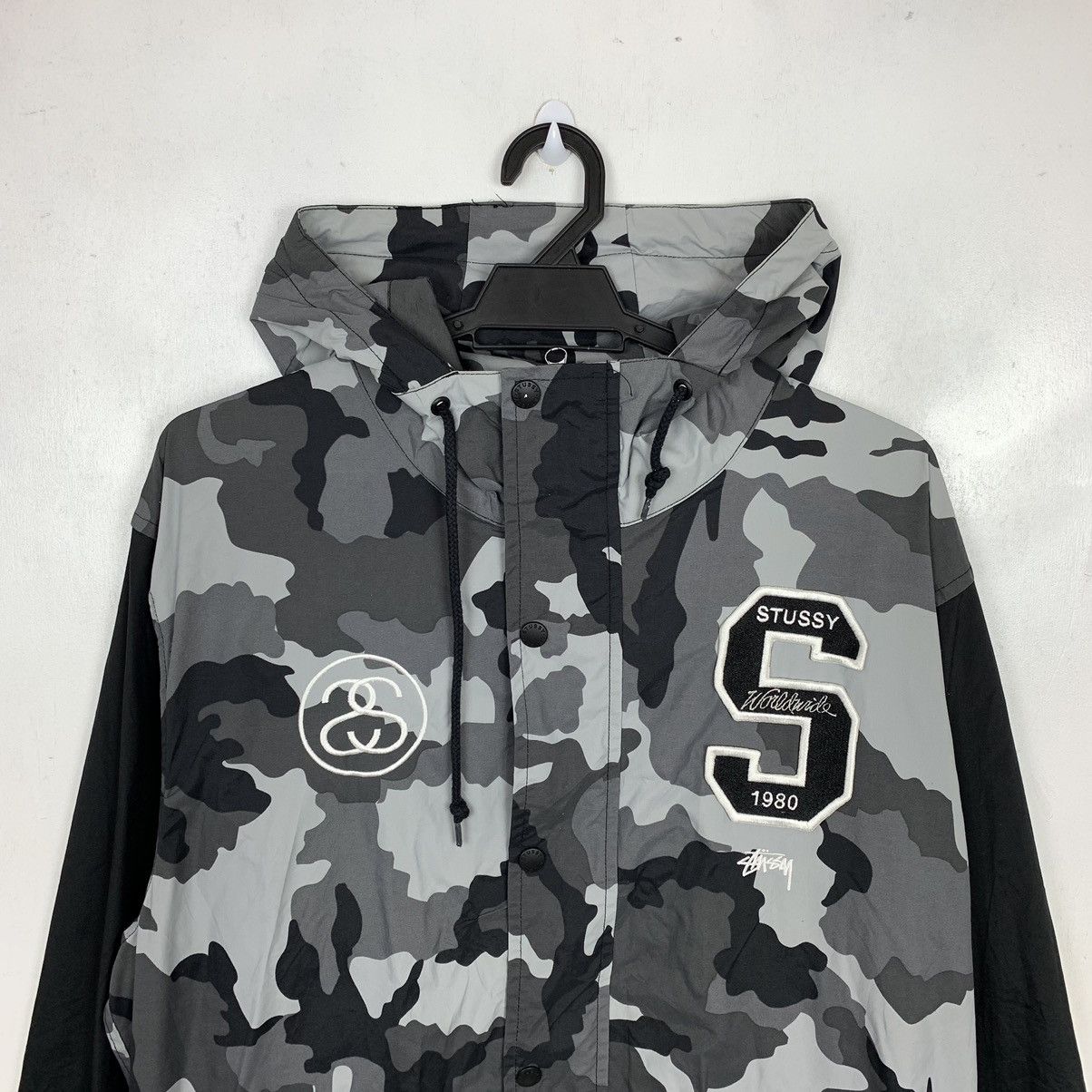 Stussy Stussy Camouflage Varsity Hoodie Jacket Size US XL / EU 56 / 4 - 3 Thumbnail