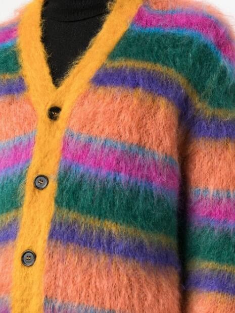 Marni BNWT AW22 MARNI FUZZY WUZZY BRUSHED CARDIGAN 52 Size US L / EU 52-54 / 3 - 11 Thumbnail