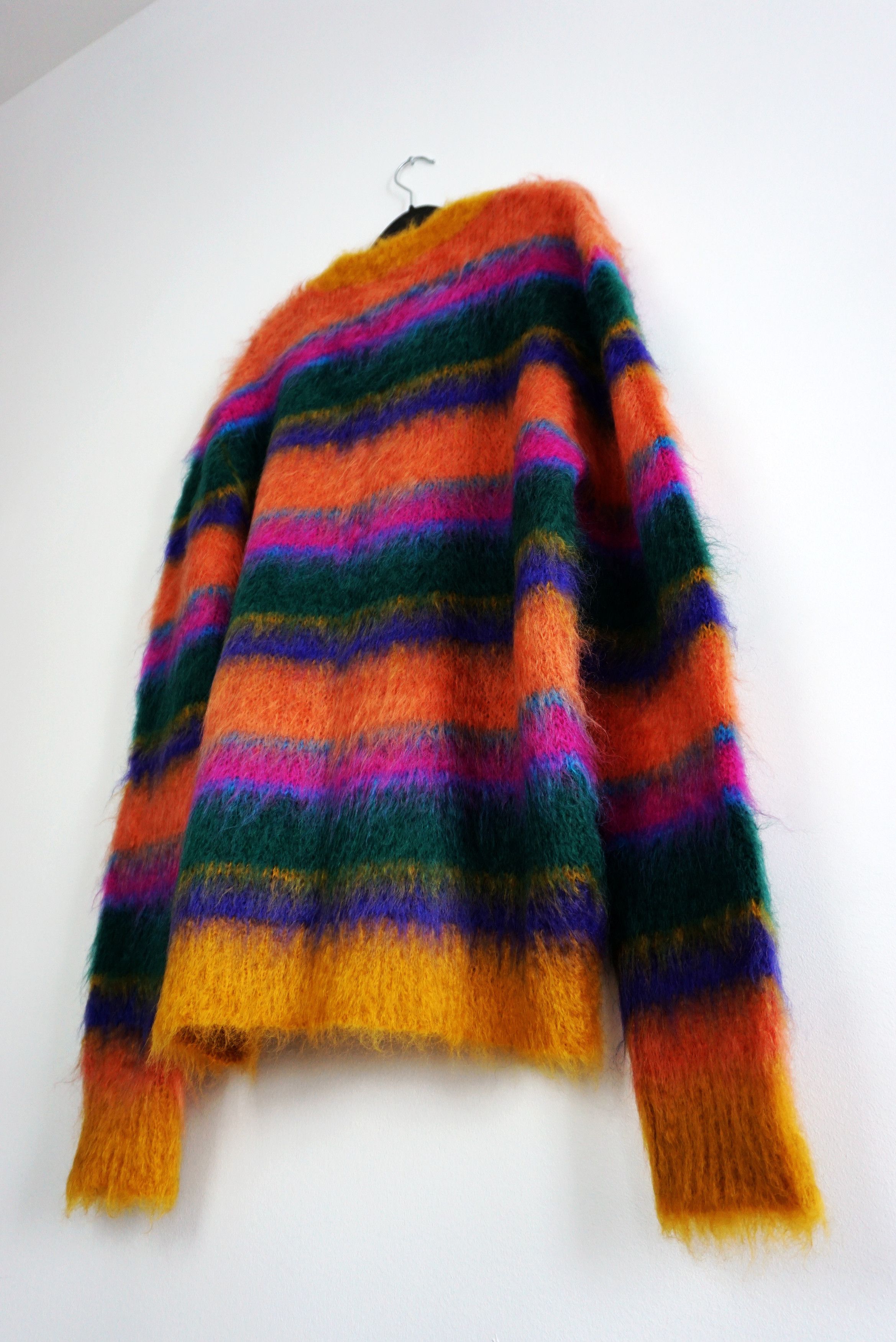 Marni BNWT AW22 MARNI FUZZY WUZZY BRUSHED CARDIGAN 52 Size US L / EU 52-54 / 3 - 7 Thumbnail