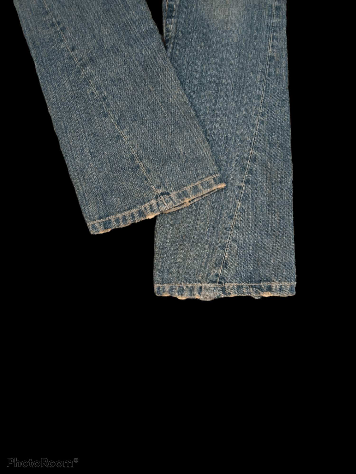 Japanese Brand FLARED TWIST🔥DISTRESSED MITSUMINE DENIM PANTS Size US 31 - 6 Thumbnail