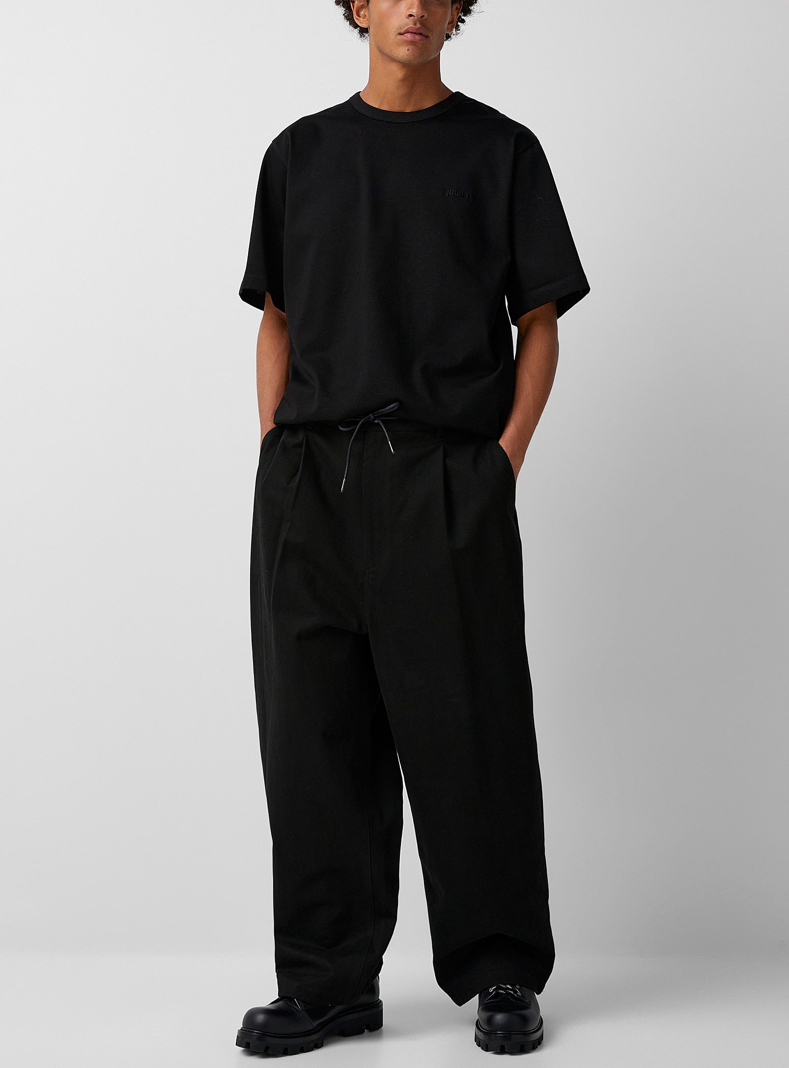 Juun.J BNWT AW22 JUUN.J TIE CORD WAIST LOOSE PANTS 50 Size US 34 / EU 50 - 11 Thumbnail