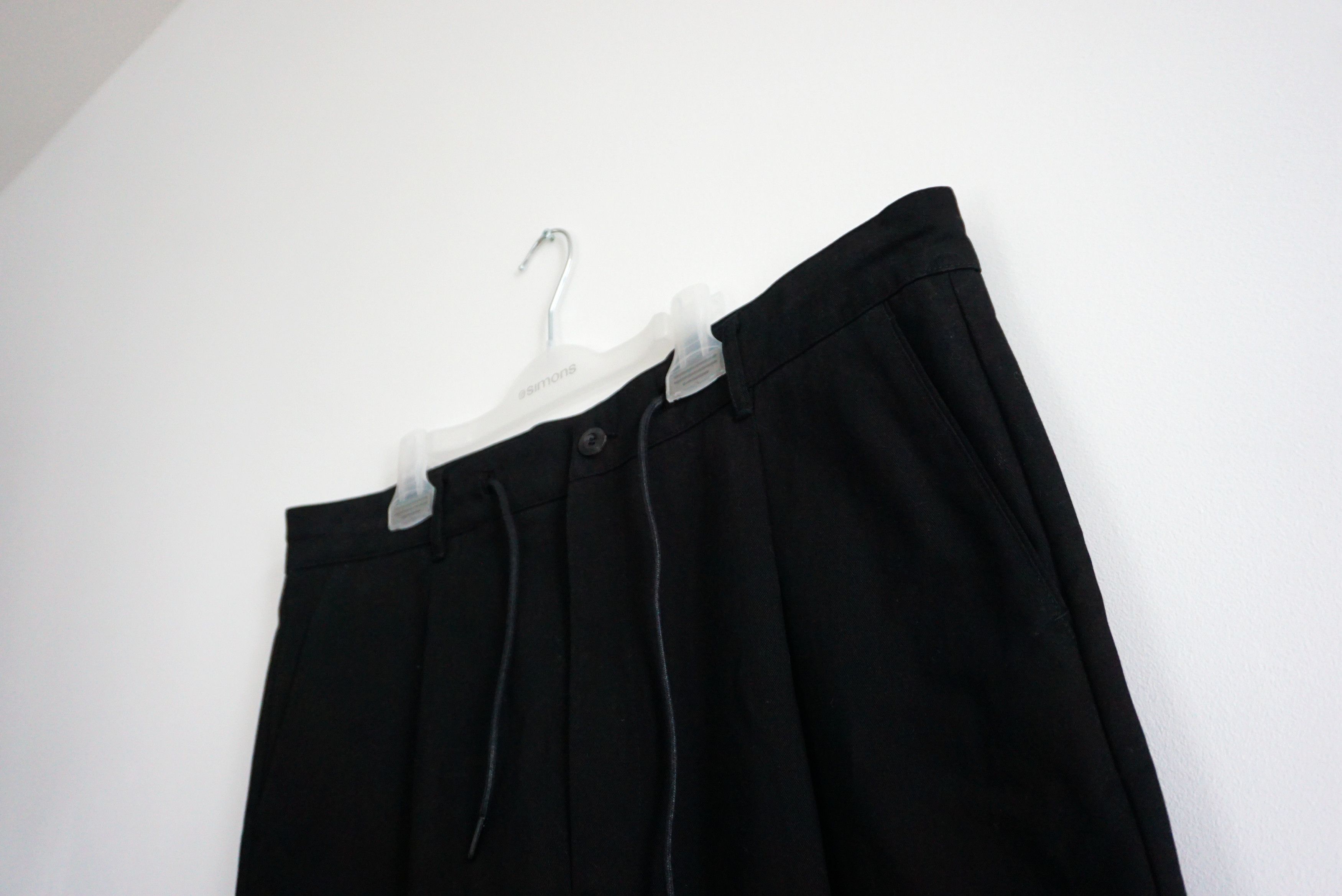 Juun.J BNWT AW22 JUUN.J TIE CORD WAIST LOOSE PANTS 50 Size US 34 / EU 50 - 4 Thumbnail