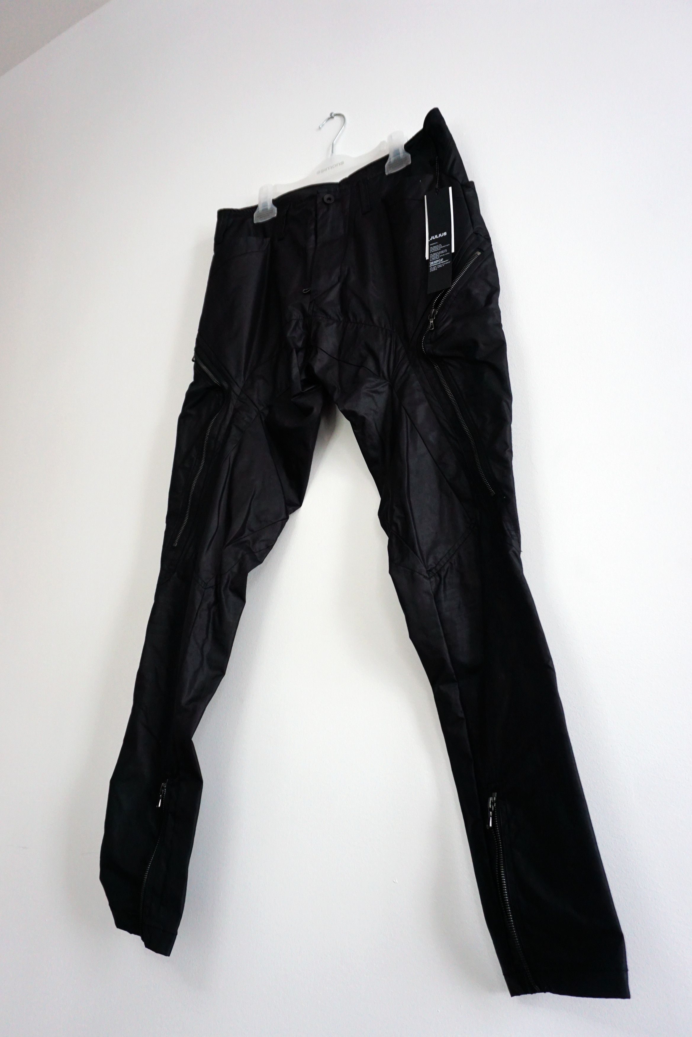 Julius BNWT AW22 JULIUS "EREBUS" SLIM COATED PANTS 3 Size US 34 / EU 50 - 5 Thumbnail