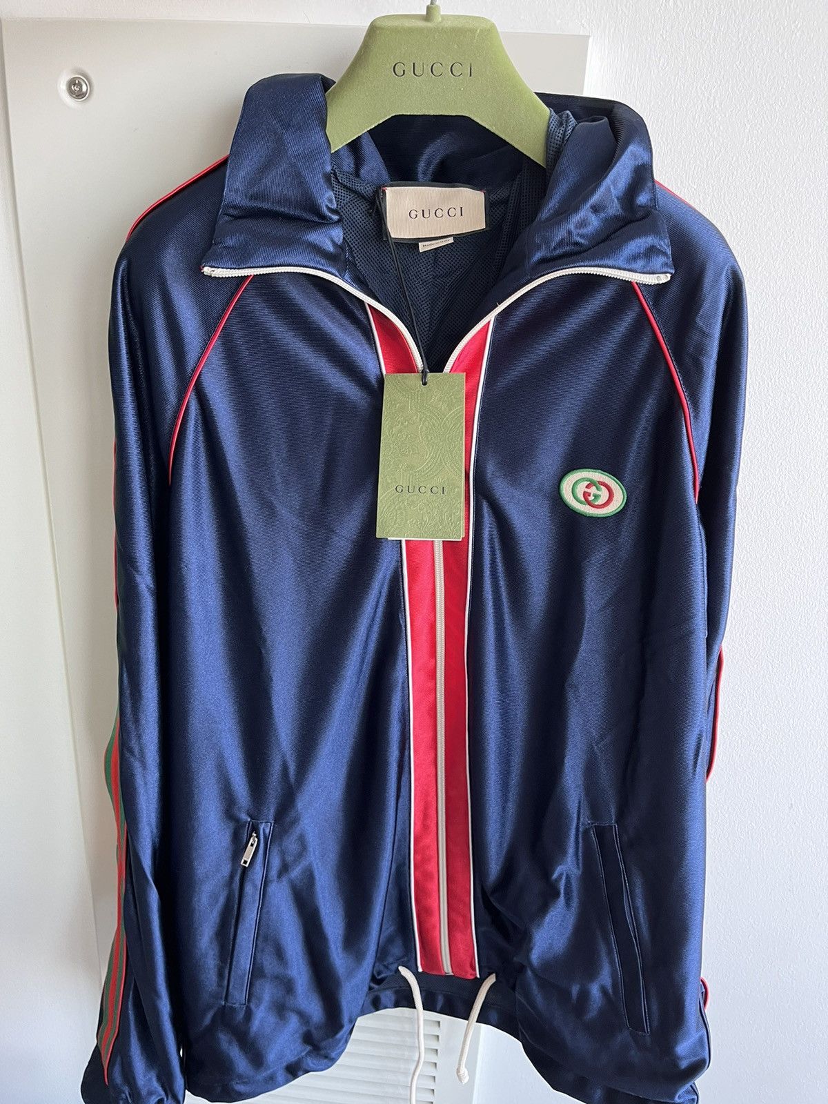 Gucci Rare Super Runway Gucci Track Technical Jacket Brand New Size US L / EU 52-54 / 3 - 24 Thumbnail