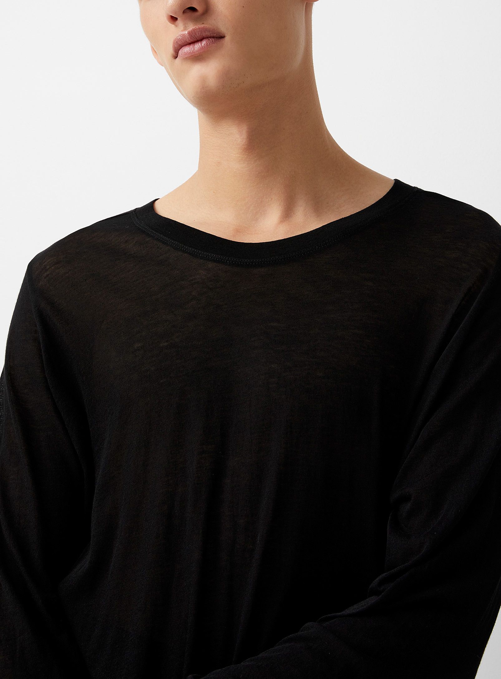 Julius BNWT AW22 JULIUS "EREBUS" SILKY JERSEY LONG SLEEVE TSHIRT 1 Size US S / EU 44-46 / 1 - 11 Thumbnail