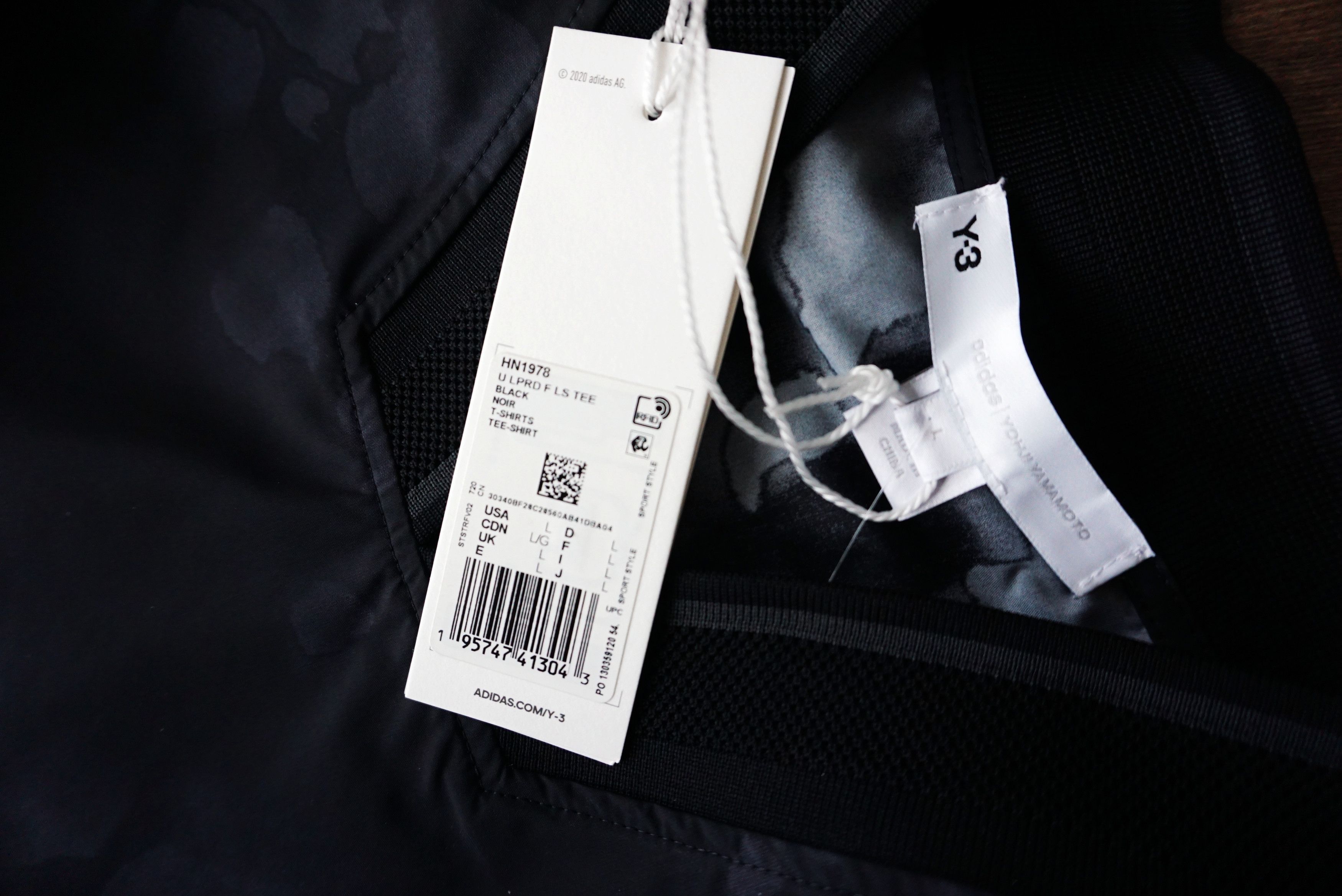 Y-3 BNWT AW22 Y-3 U LPRD F LS TSHIRT L Size US L / EU 52-54 / 3 - 9 Thumbnail