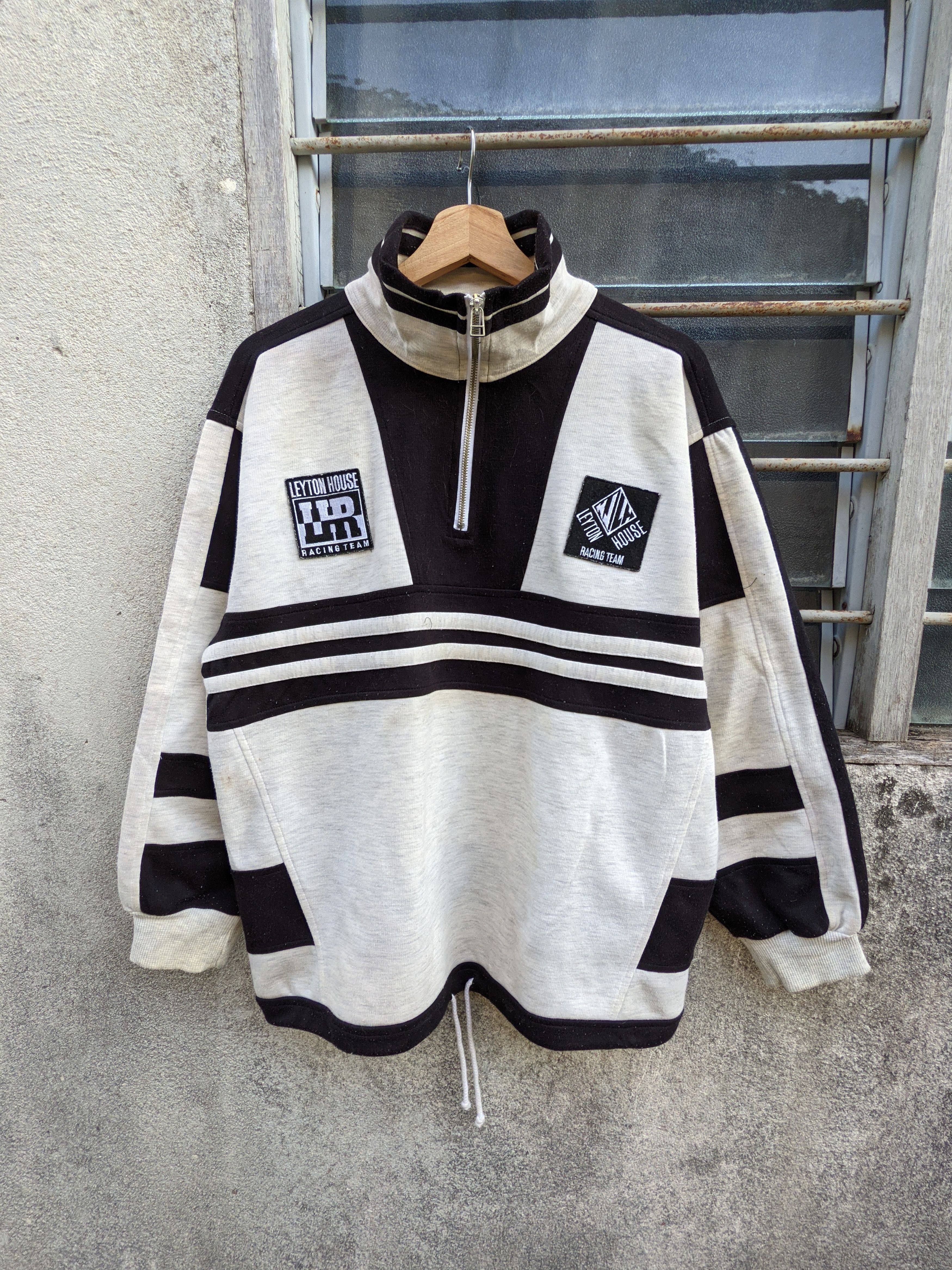Japanese Brand Vintage Leyton House Racing Team Half Zipper Size US L / EU 52-54 / 3 - 5 Thumbnail