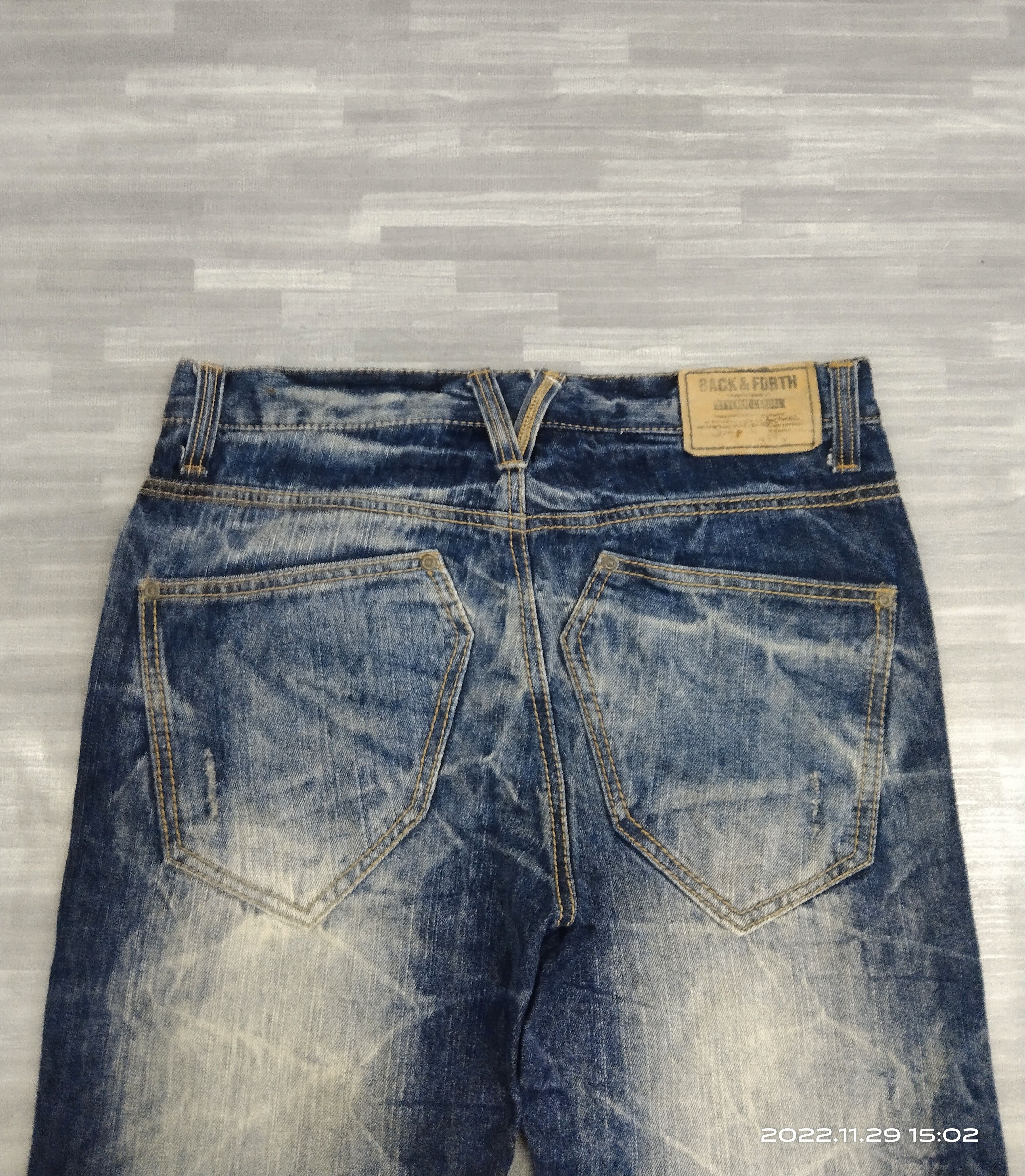Japanese Brand SUPER SICK WASHED BLUE SORRIDERE DENIM PANTS Size US 30 / EU 46 - 5 Thumbnail
